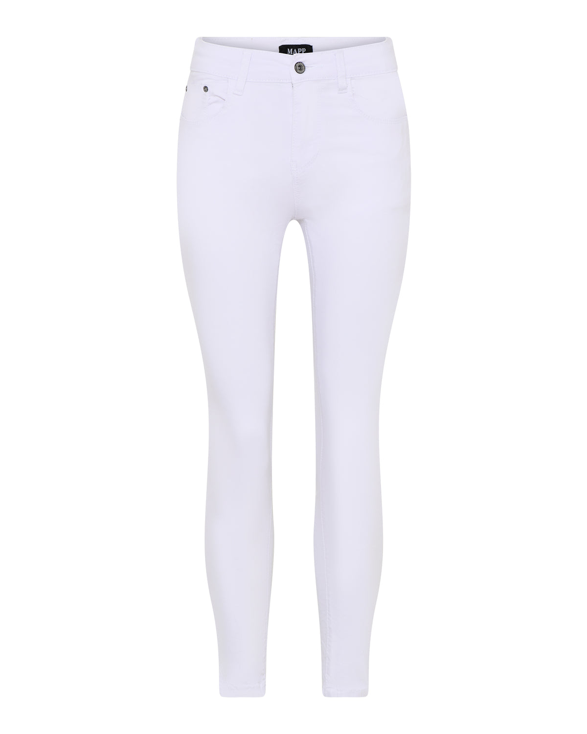 MAPP Eline 7/8 Push Up Twill Jeans DENIM/TWILL 10 WHITE