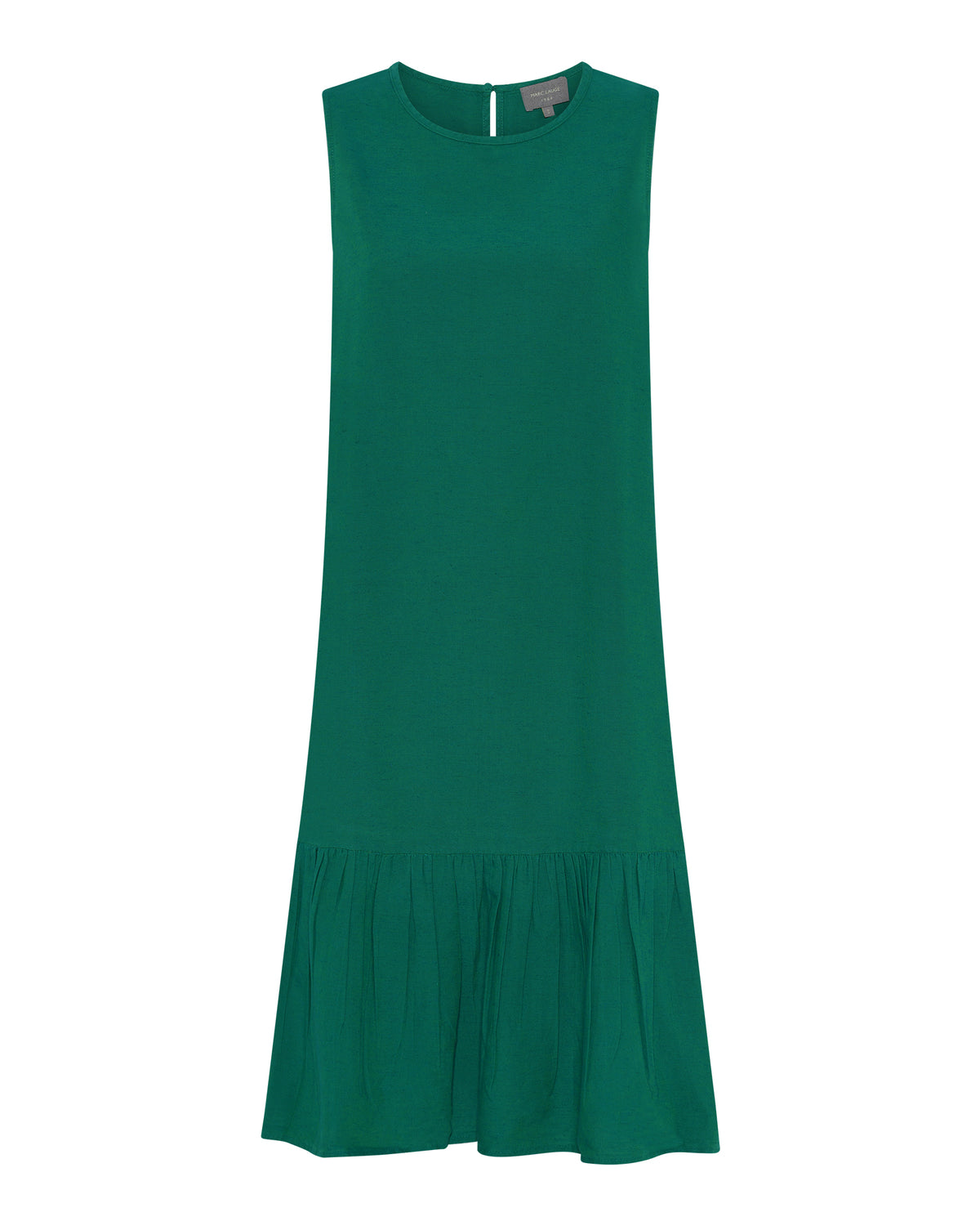 MARC LAUGE FIE DOLL STRAP DRESS LINEN 265 GRASS GREEN