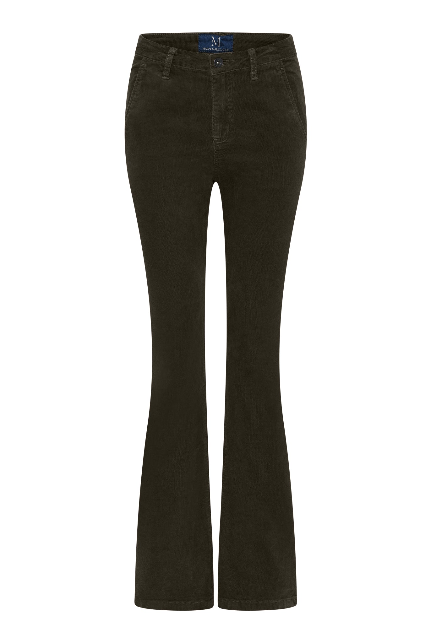 M JEANS FLARE BOOTCUT CORDUROY JEANS CORD/FLØJL 633 OLIVE OIL