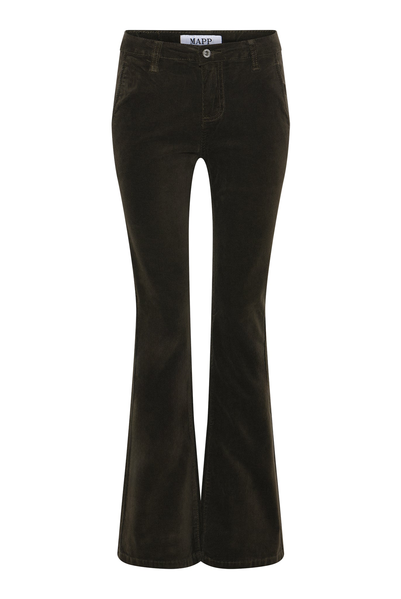 MAPP FLARE PANT BABY CORD JEANS CORD/FLØJL 546 BOTTLE GREEN
