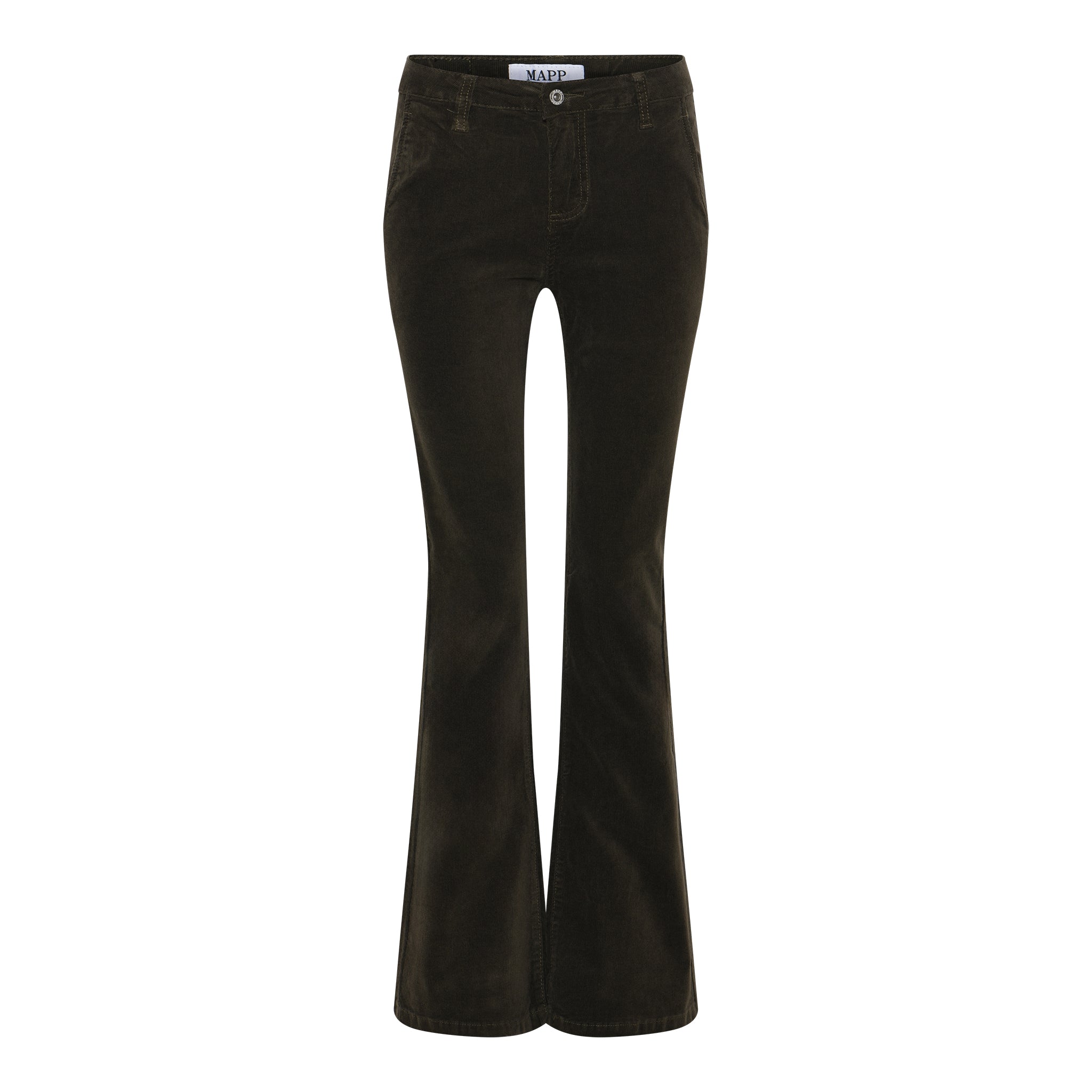 MAPP FLARE PANT BABY CORD JEANS CORD/FLØJL 546 BOTTLE GREEN