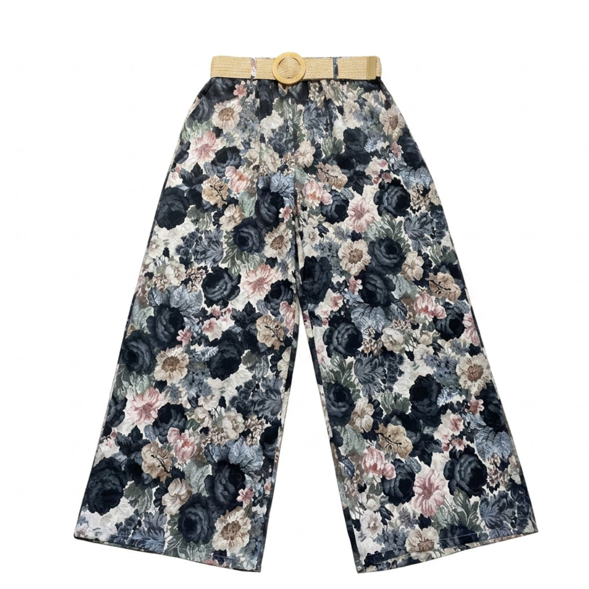 MOONDUST FL BAROK PANT WIDE PANTS 104 NAVY