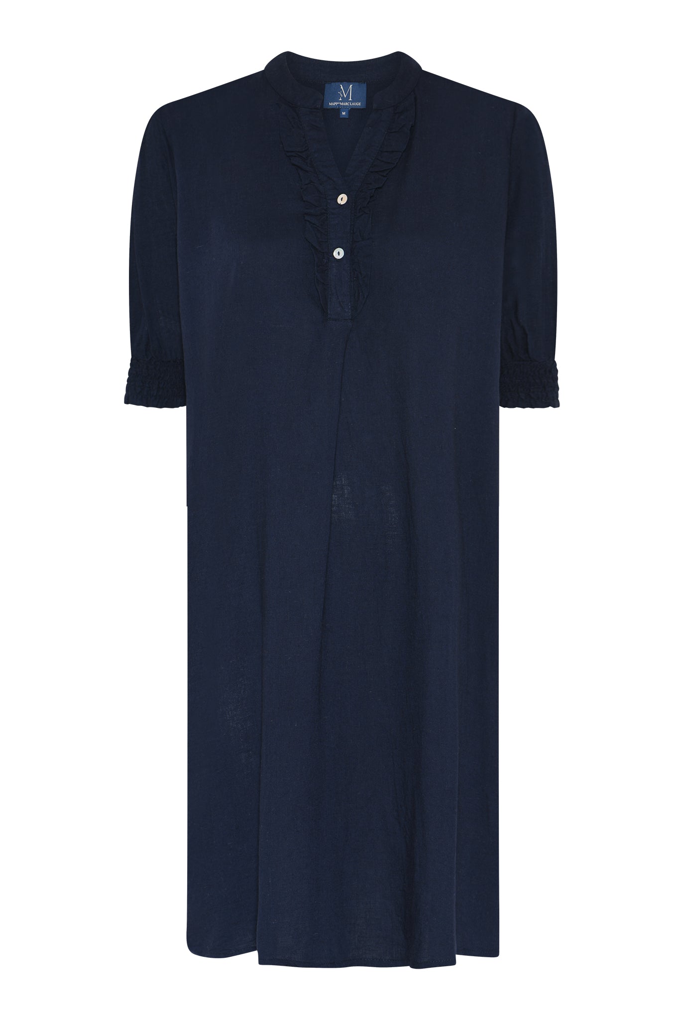 M JEANS FRIDA LIN FRILL SS DRESS DRESS/JUMPSUIT 104 NAVY