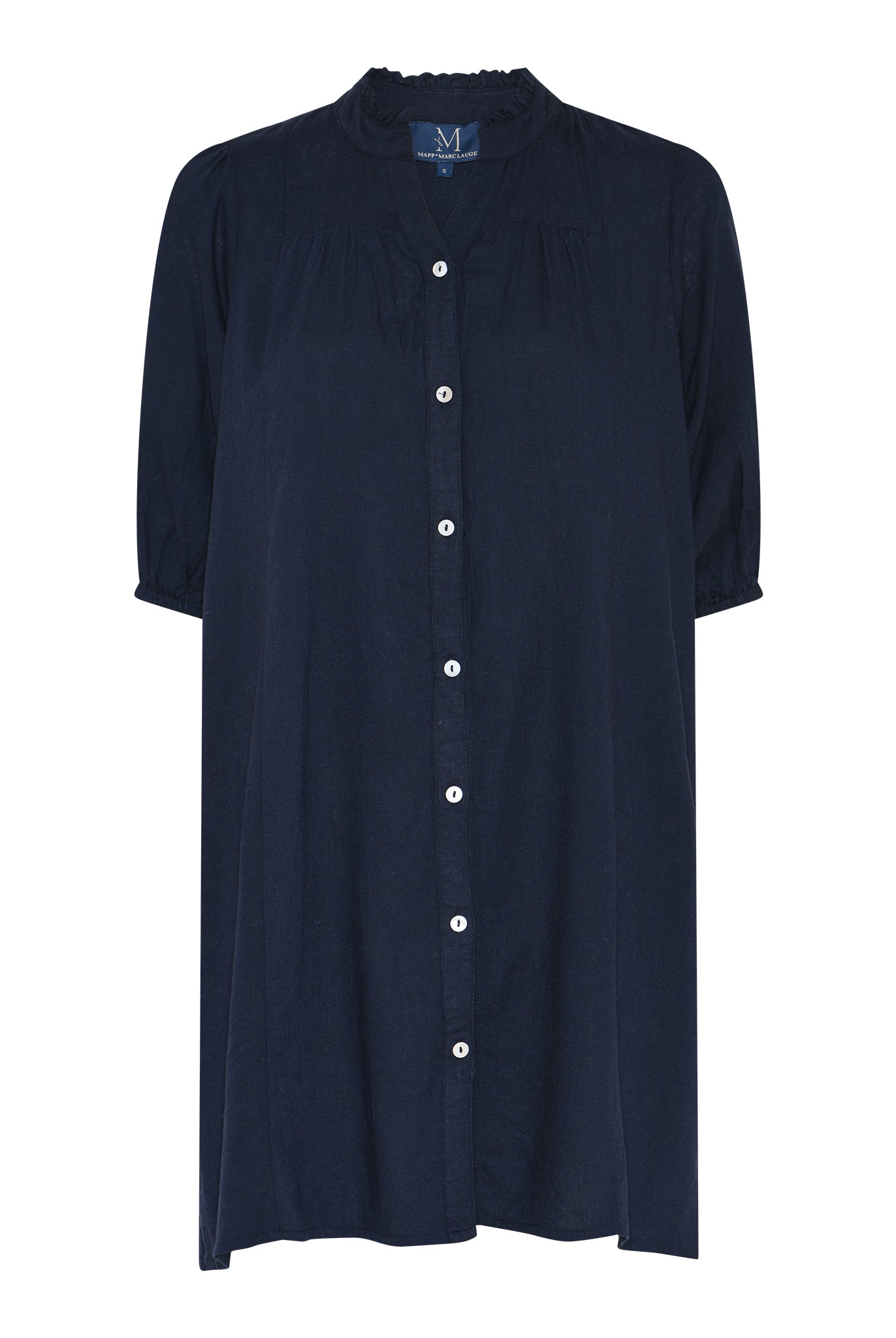 M JEANS FRIDA LIN TUNIC SS DRESS/JUMPSUIT 104 NAVY