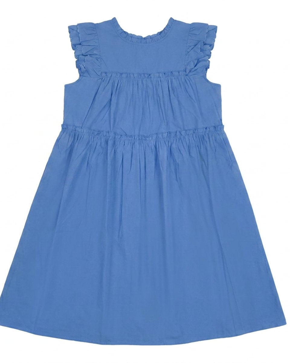 DNYcph FRILL LULU DRESS DRESS/JUMPSUIT 109 SKY BLUE