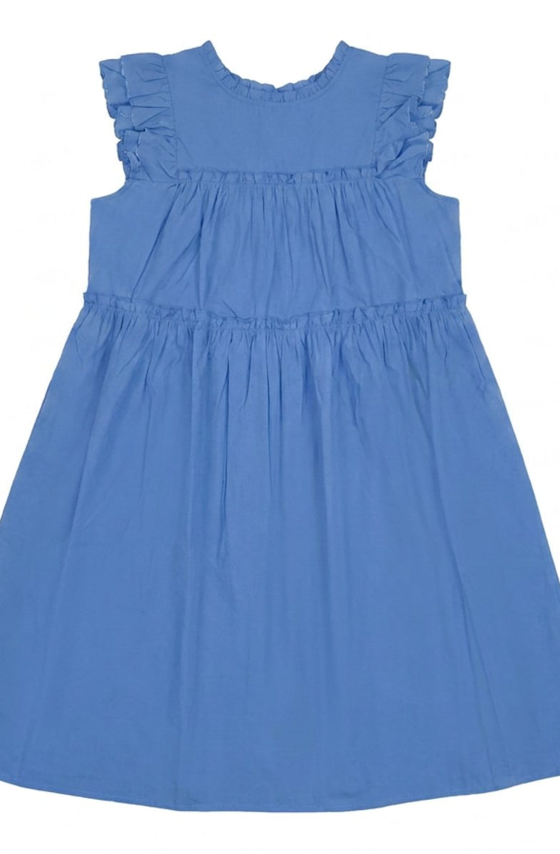 DNYcph FRILL LULU DRESS DRESS/JUMPSUIT 109 SKY BLUE