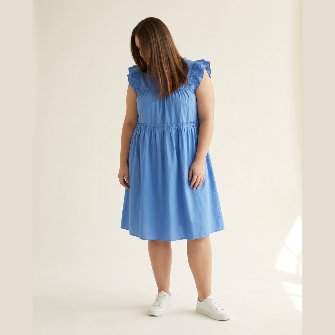 DNYcph FRILL LULU DRESS DRESS/JUMPSUIT 109 SKY BLUE