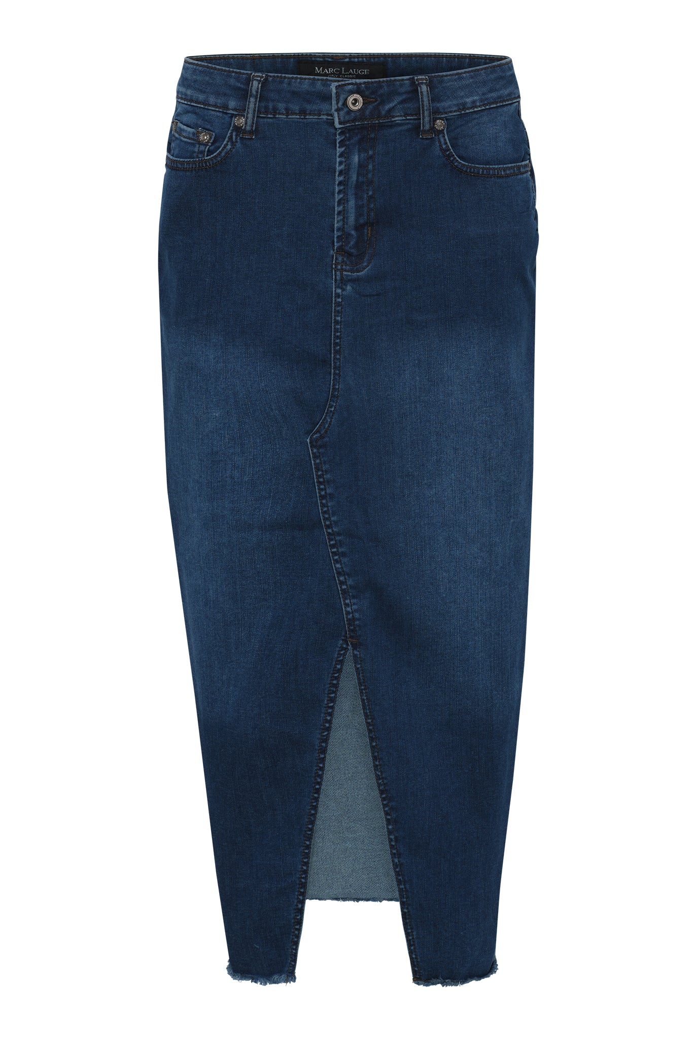 MARC LAUGE FUNKY PENCIL SKIRT SHORTS/SKIRT 969699 DARK BLUE USED