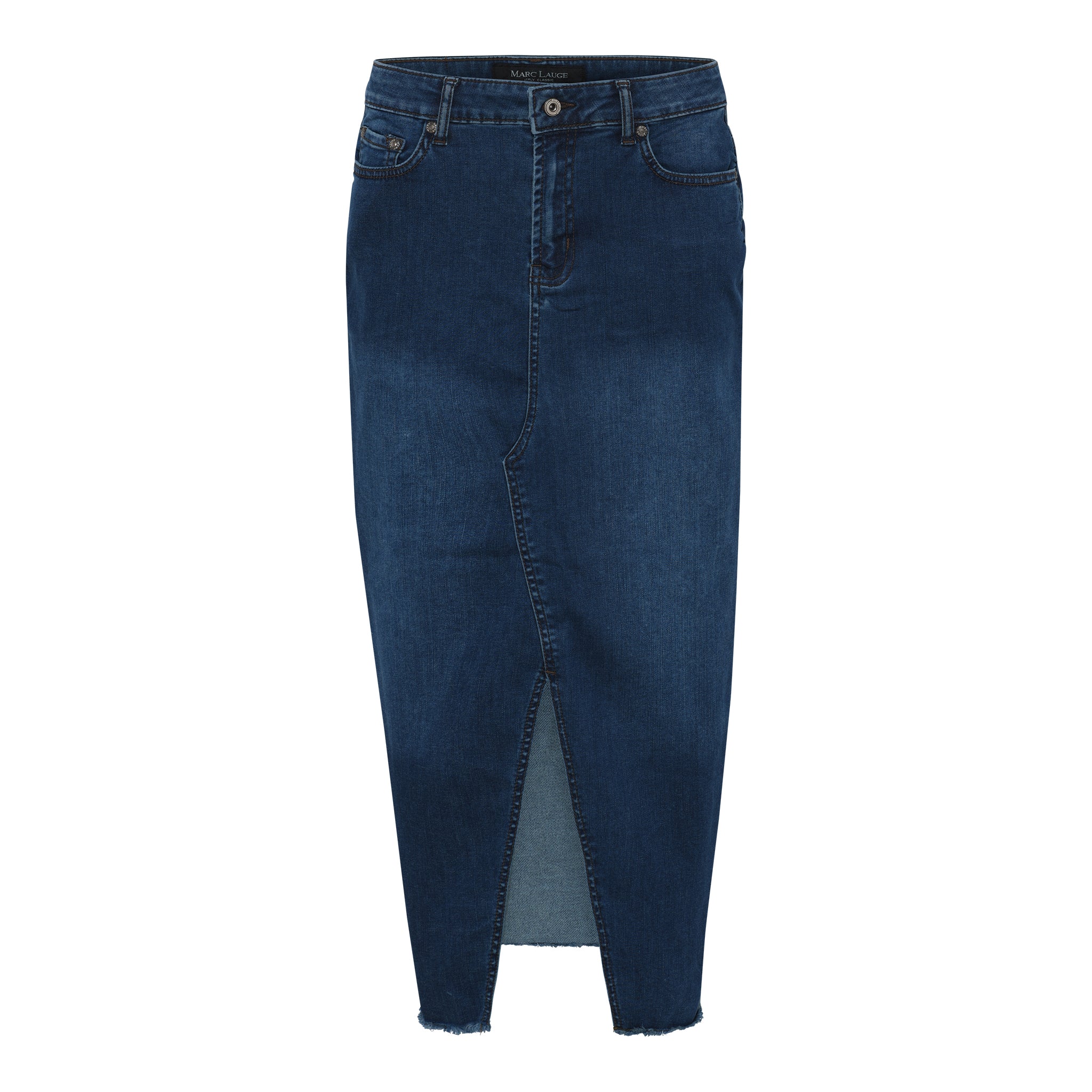 MARC LAUGE FUNKY PENCIL SKIRT SHORTS/SKIRT 969699 DARK BLUE USED