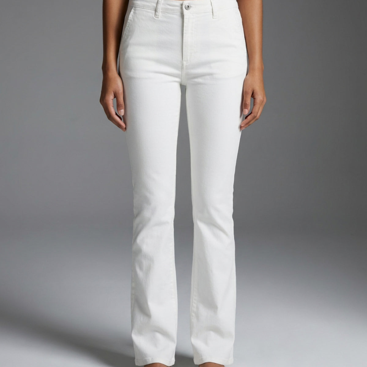 M JEANS Flare Bootcut Baby Corduroy Jeans CORD/FLØJL 20 OFF WHITE