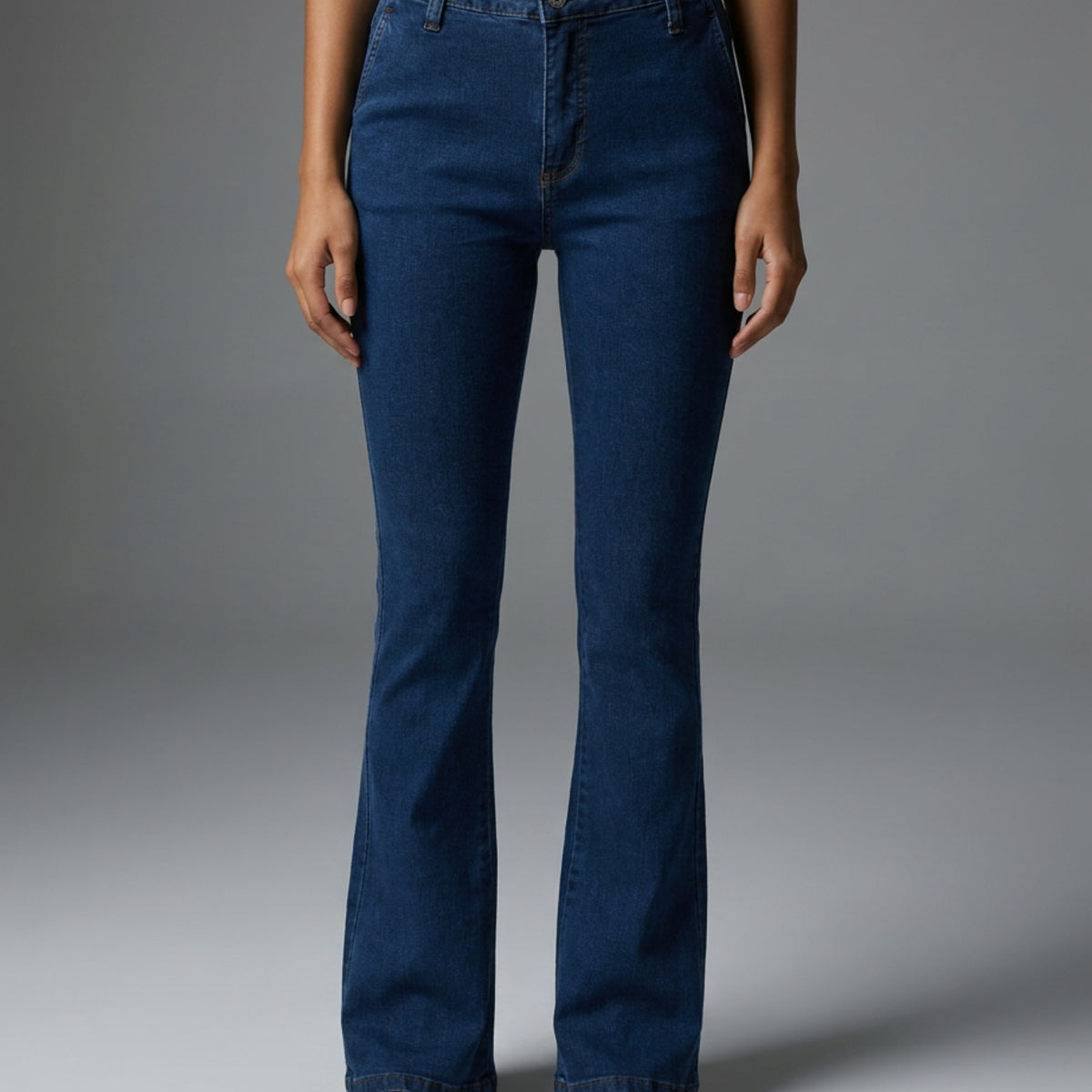 M JEANS Flare High Waist Denim Jeans | M Jeans DENIM/TWILL 93 CLASSIC BLUE DENIM