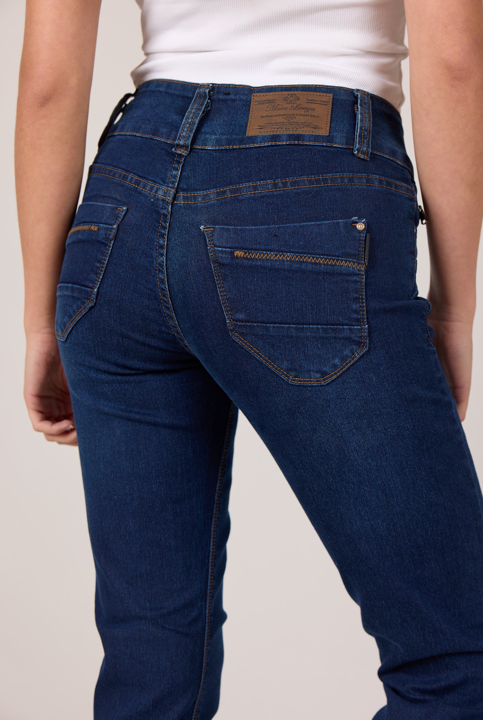 MARC LAUGE GUSSI DENIM JEANS DENIM/TWILL 9696 BLUE DENIM USED