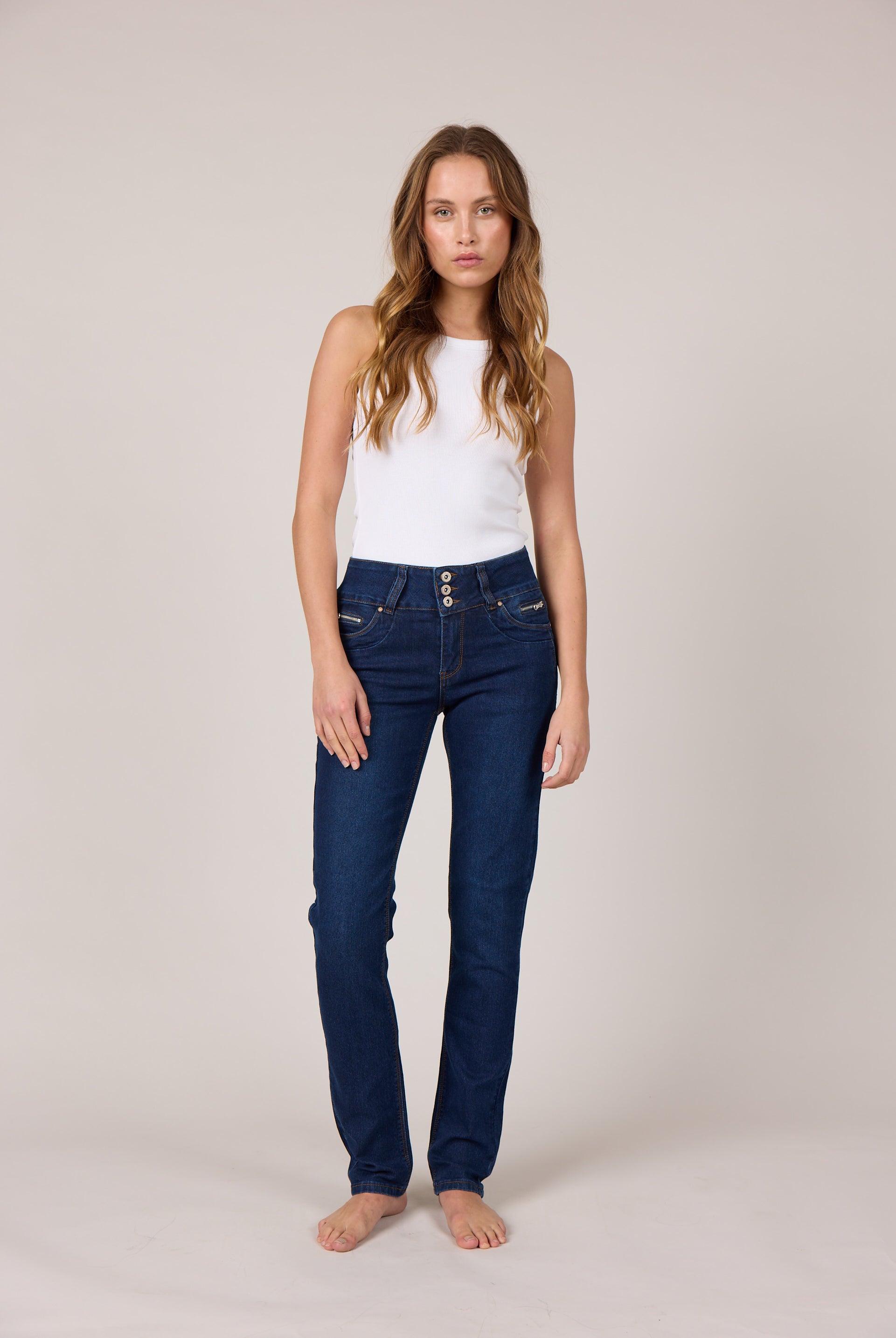 MARC LAUGE GUSSI DENIM JEANS DENIM/TWILL 9696 BLUE DENIM USED