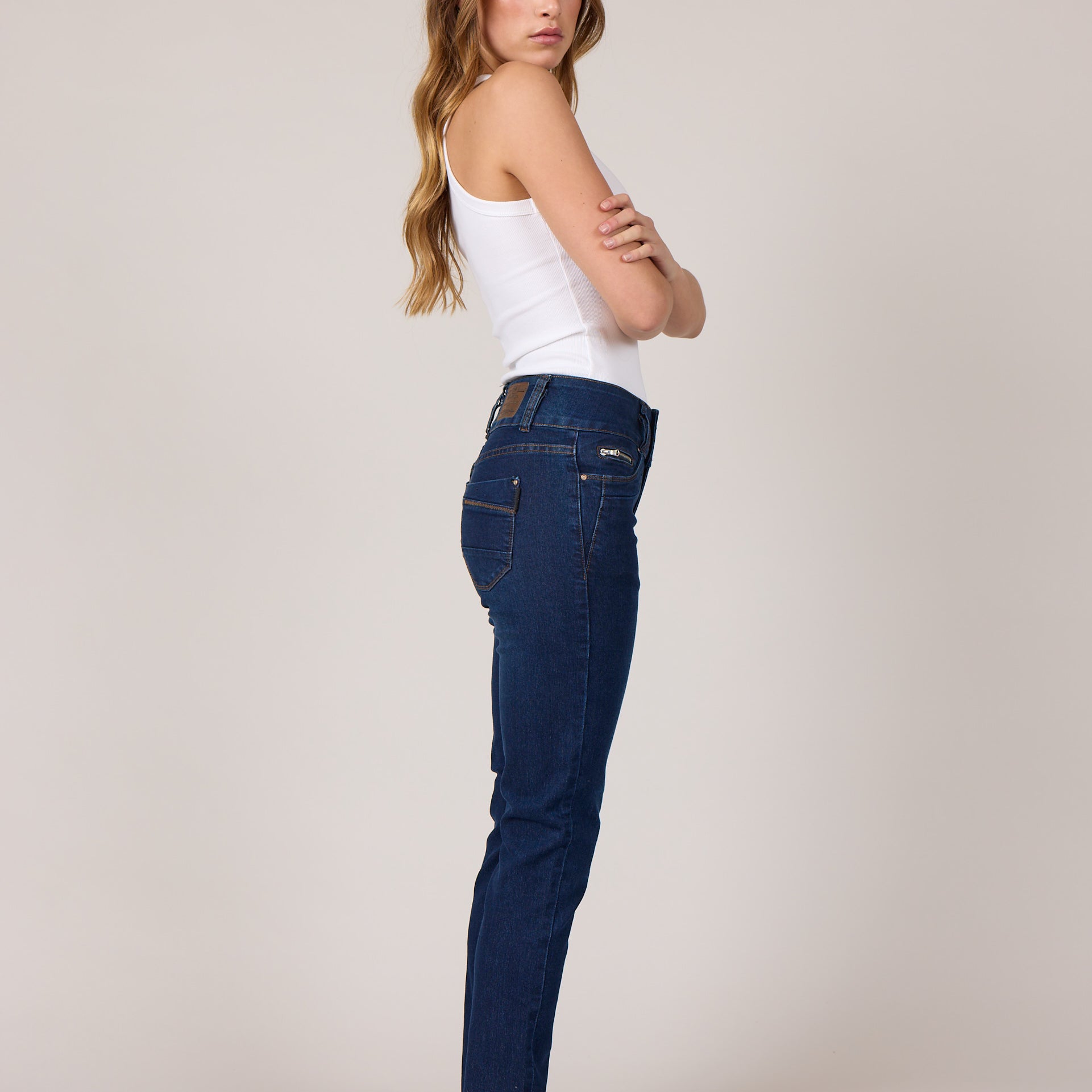 MARC LAUGE GUSSI DENIM JEANS DENIM/TWILL 9696 BLUE DENIM USED