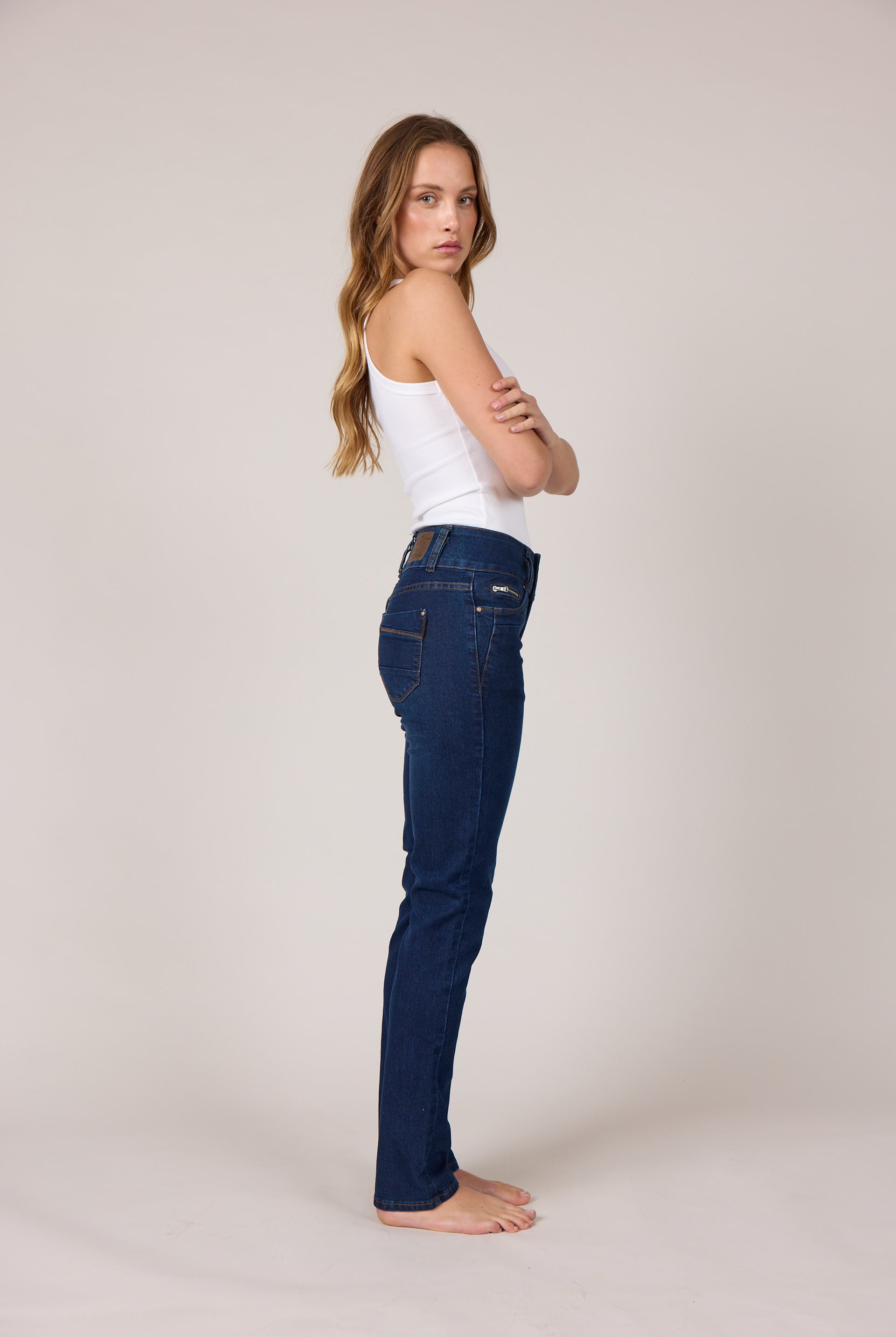 MARC LAUGE GUSSI DENIM JEANS DENIM/TWILL 9696 BLUE DENIM USED