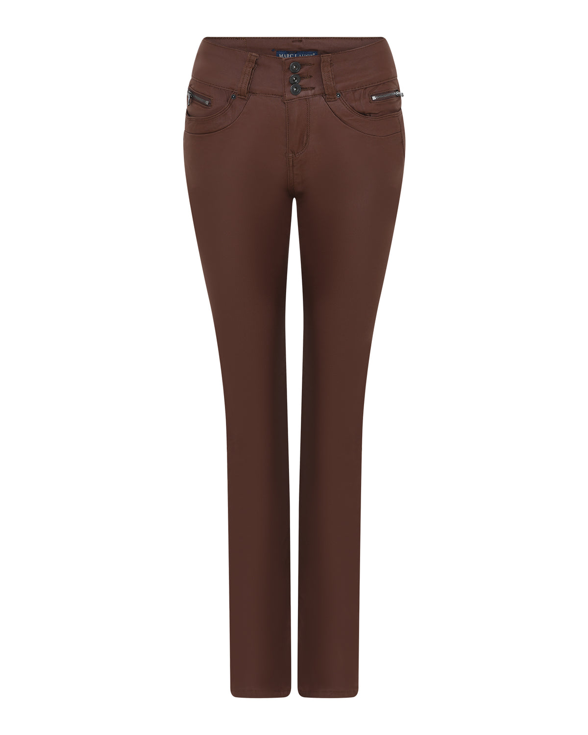 MARC LAUGE Gussi Coated Jeans COATED 614 MOCHA