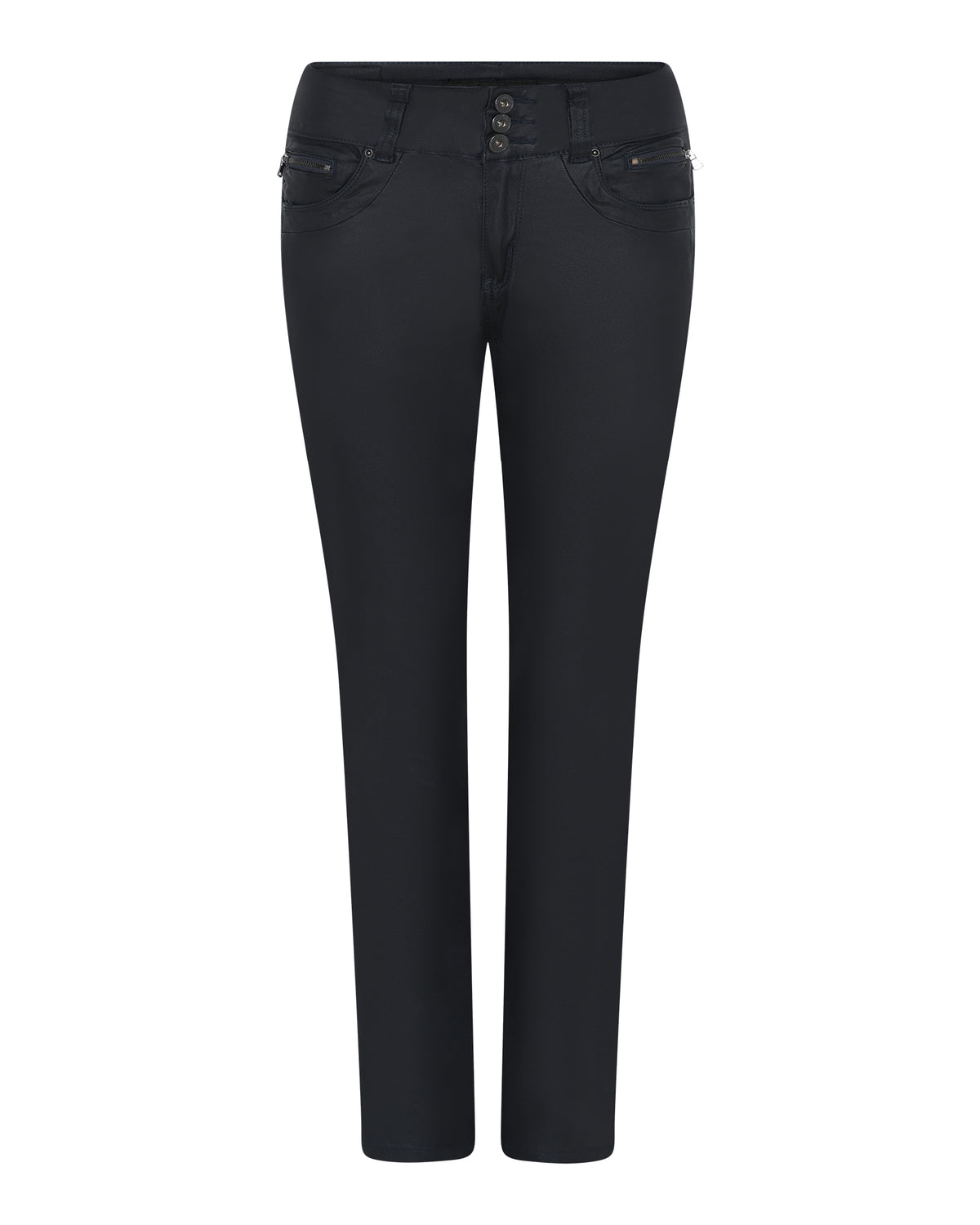 MARC LAUGE Gussi Coated Jeans COATED 9899 NAVY COATED