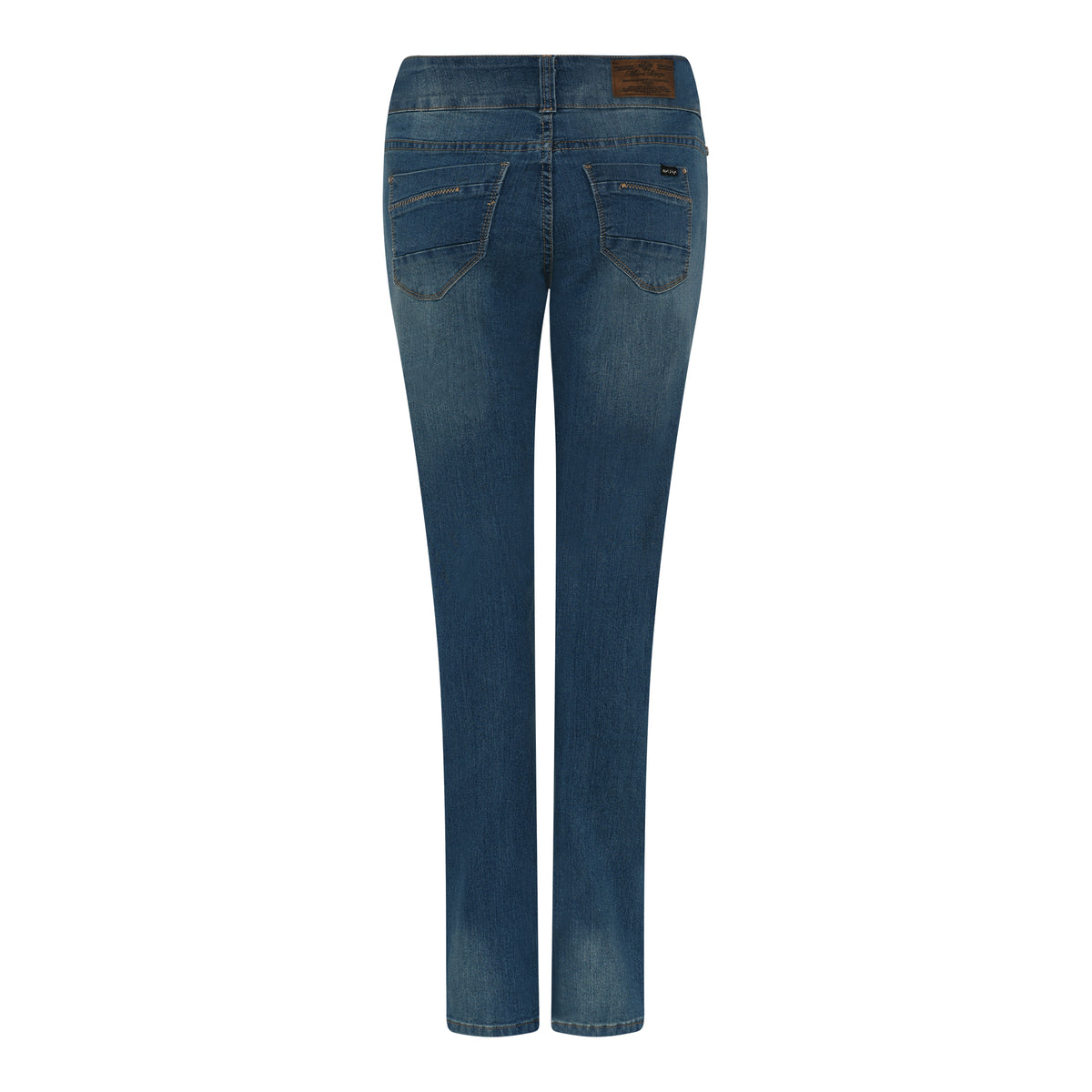 MARC LAUGE Gussi Mid Waist Straight Leg Jeans | Marc Lauge DENIM/TWILL 9396 DENIM USED