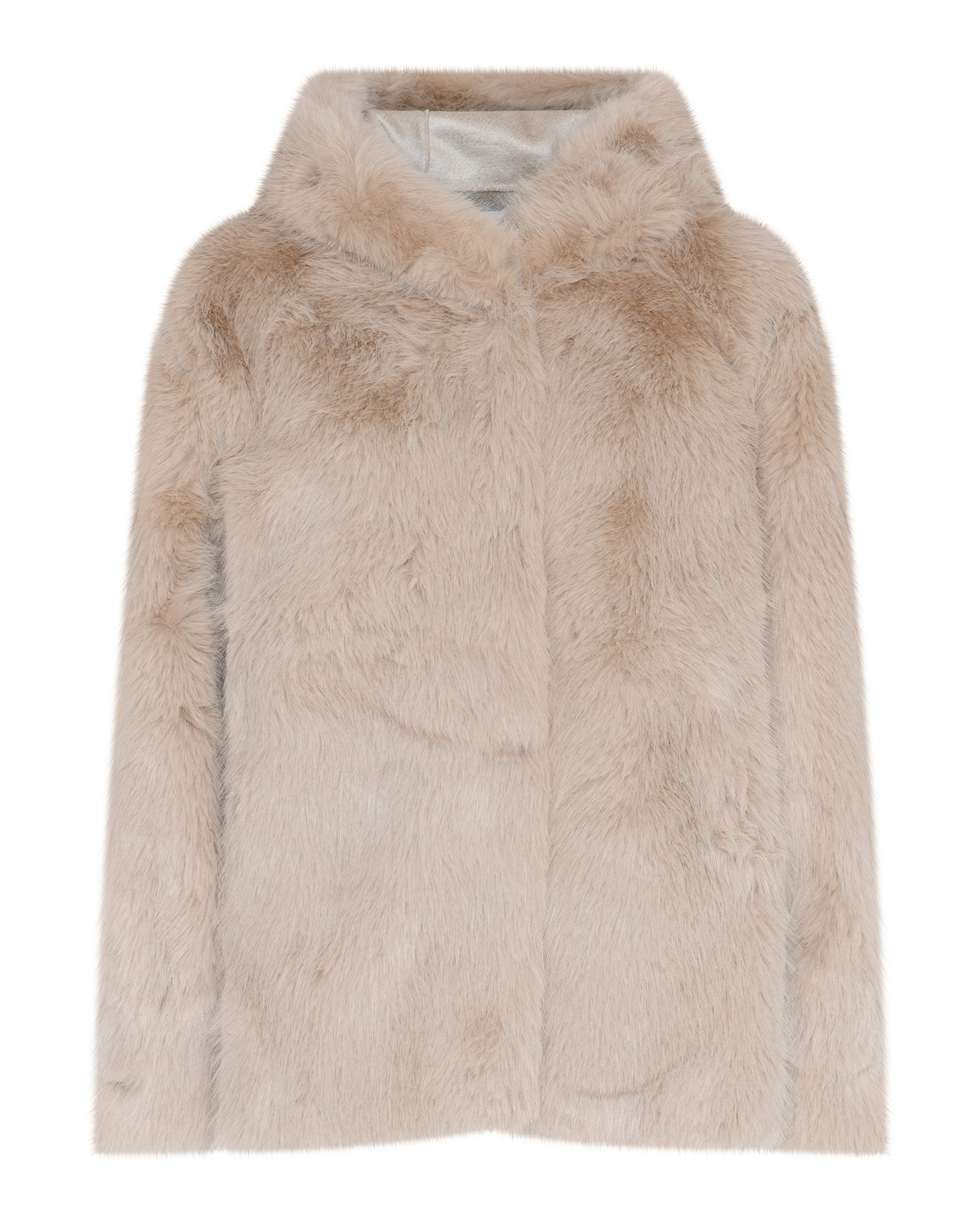 M JEANS HOOD MINKY JACKET OUTERWEAR 20 OFF WHITE