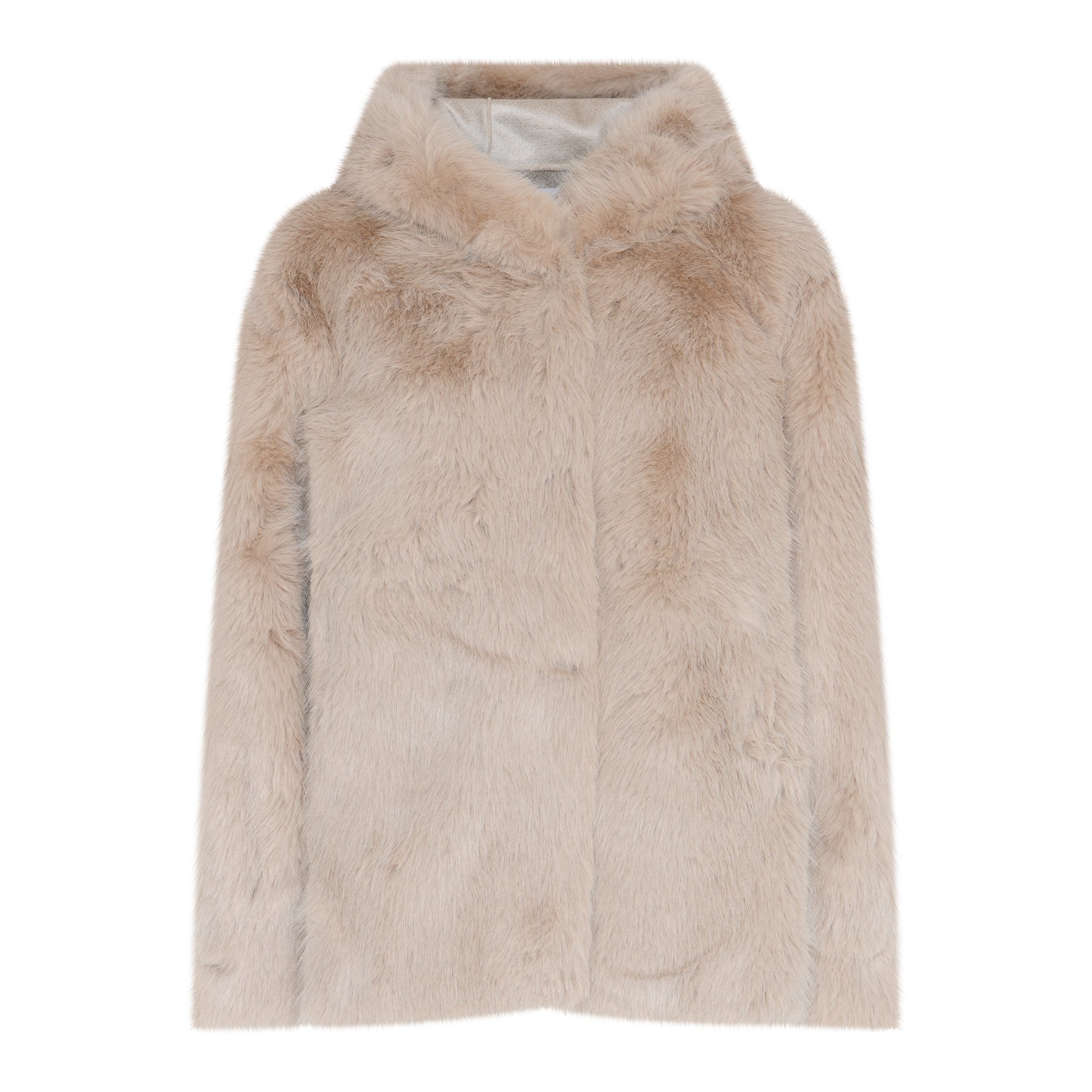M JEANS HOOD MINKY JACKET OUTERWEAR 20 OFF WHITE