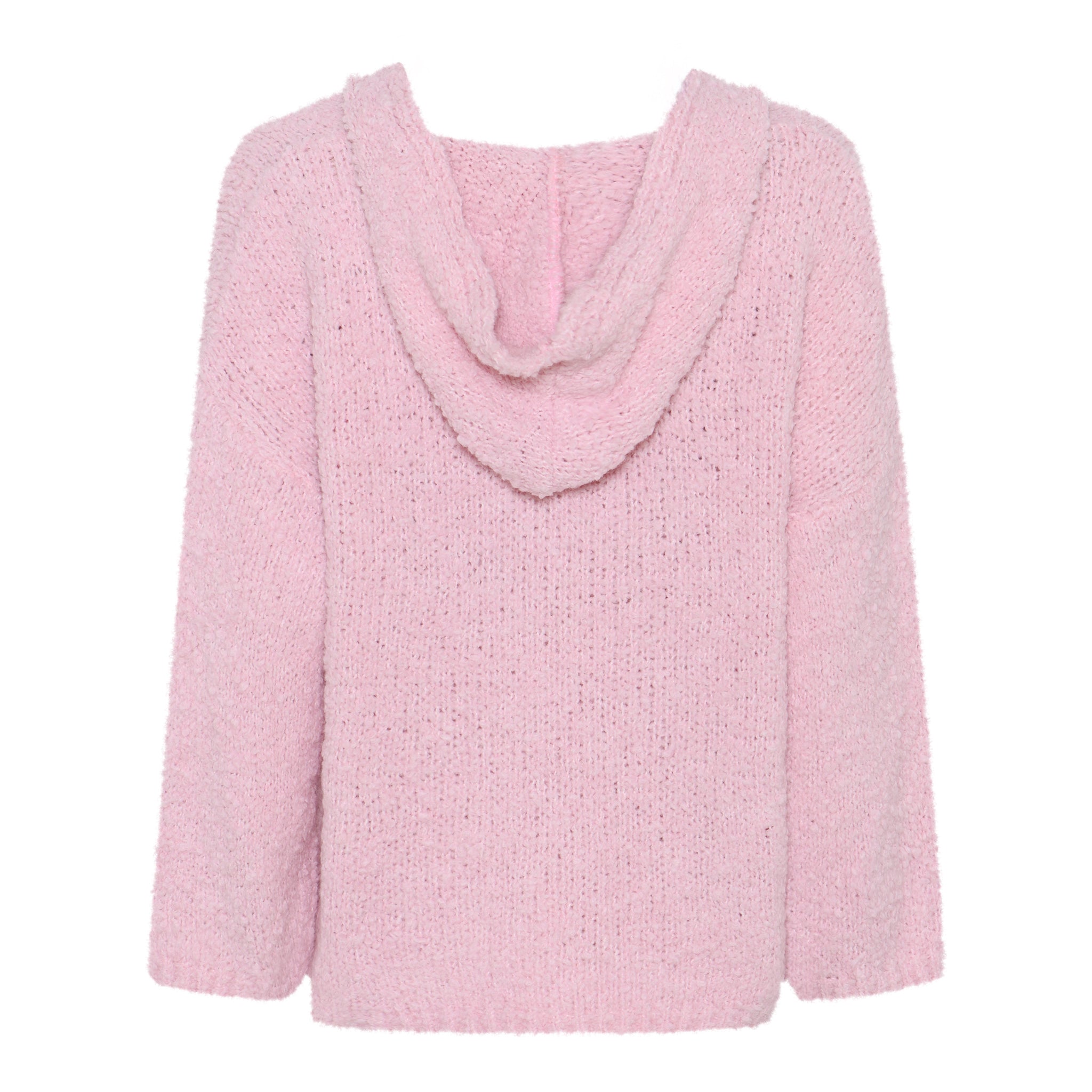 MARC LAUGE HOOD POP KNIT KNITWEAR 303 ROSE