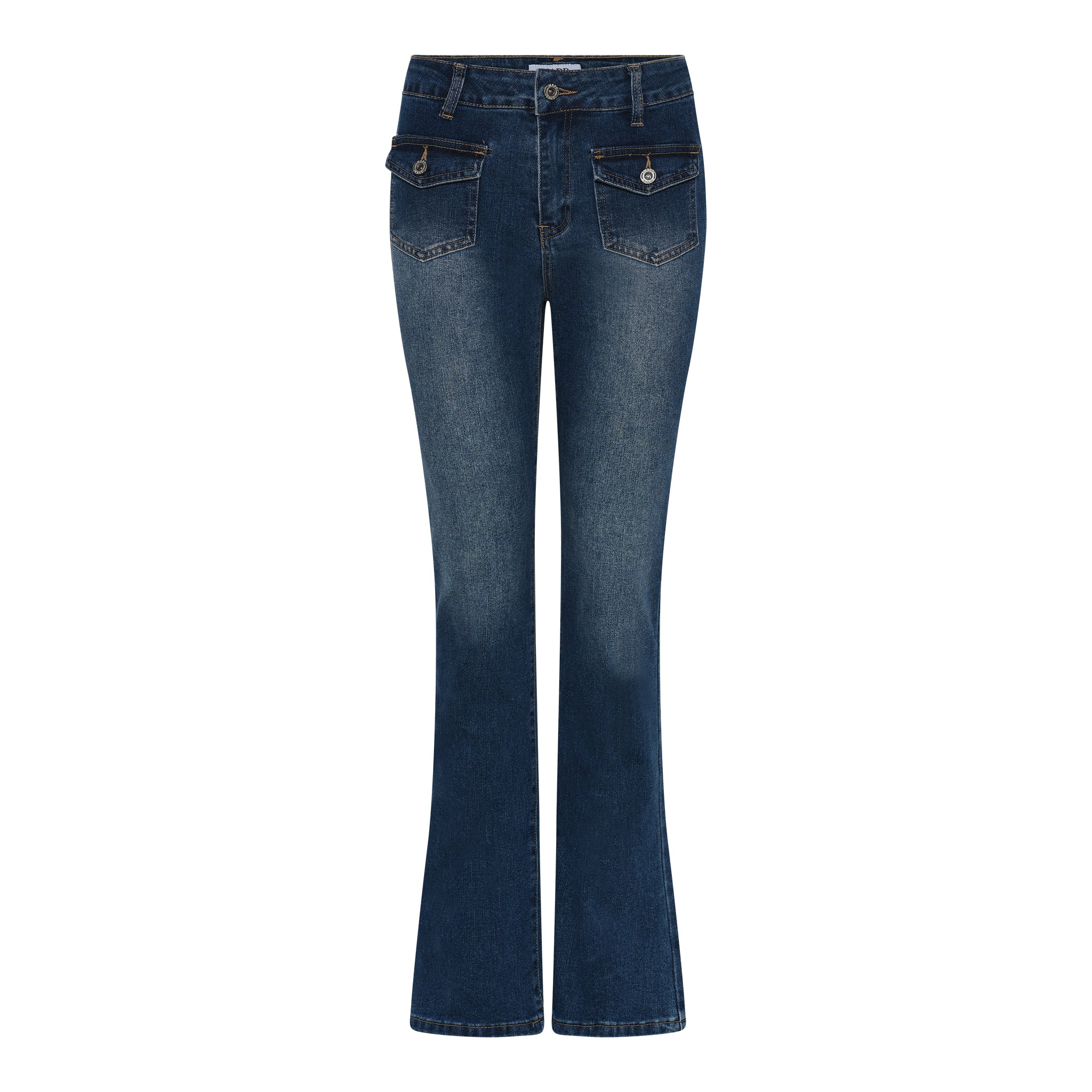 MAPP HOPE WIDE JEANS DENIM/TWILL 9696 BLUE DENIM USED