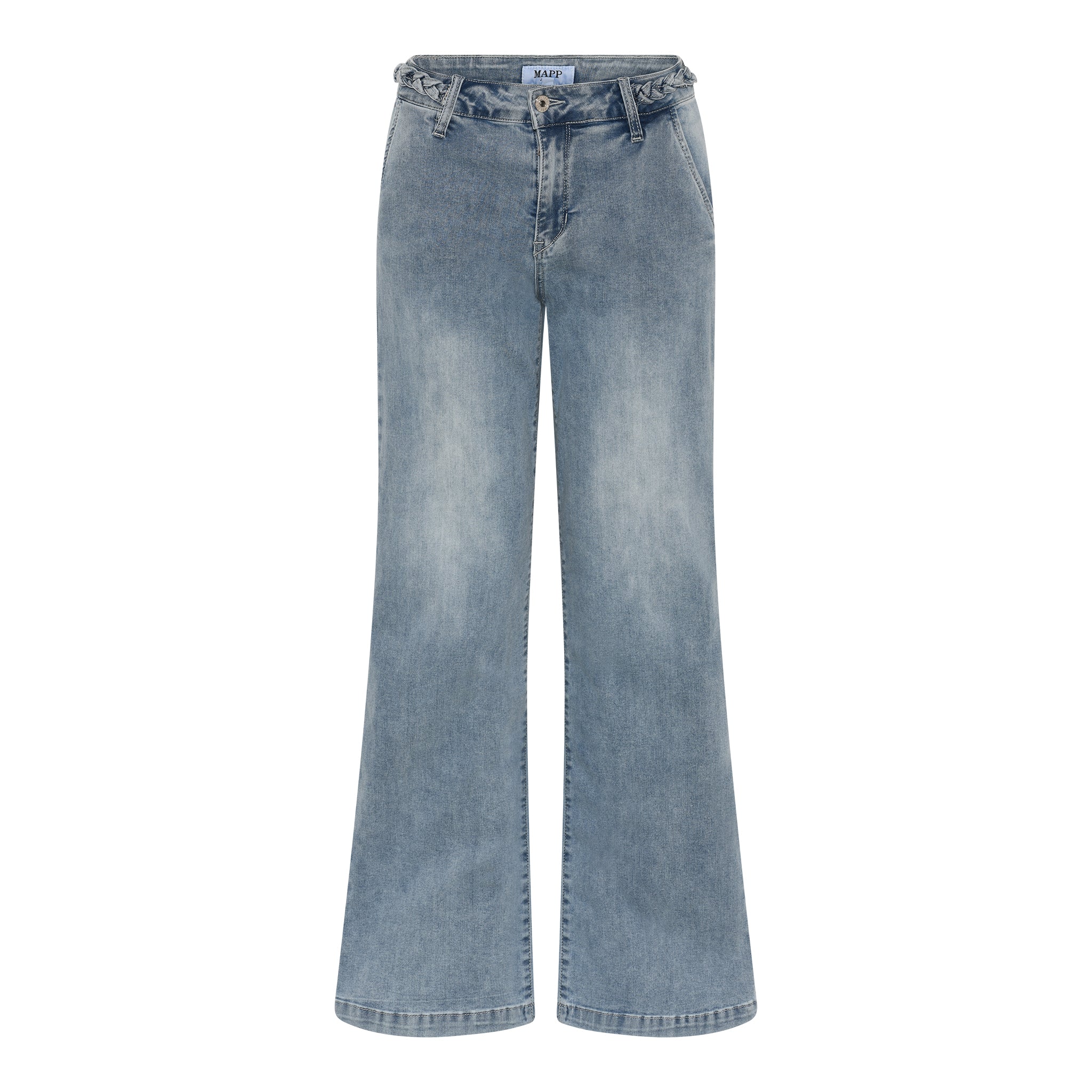MAPP ISABELLA WIDE LEG JEANS DENIM/TWILL 8996 LIGHT BLUE USED