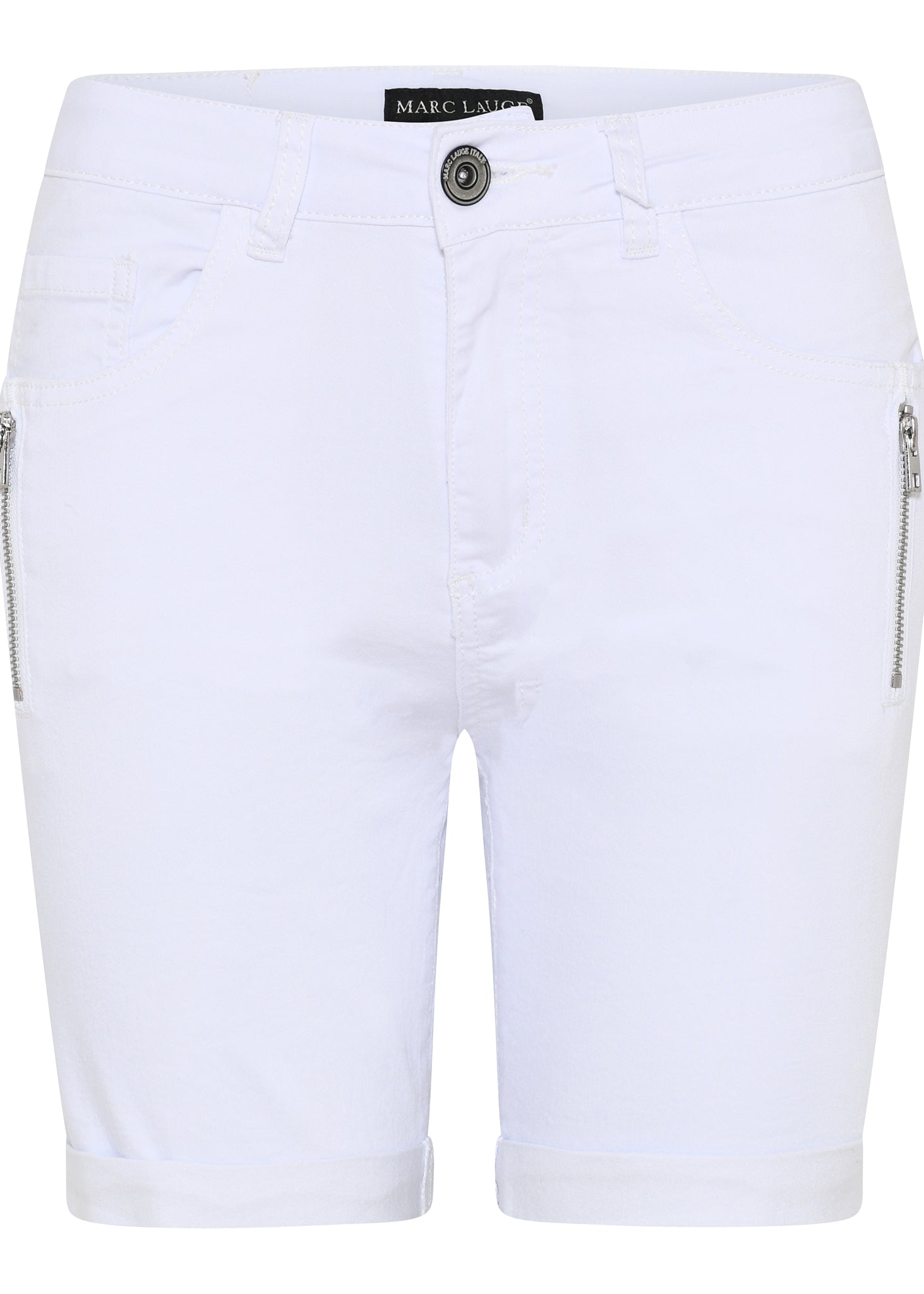 MARC LAUGE ITALY TWILL SHORTS SHORTS/SKIRT 10 WHITE