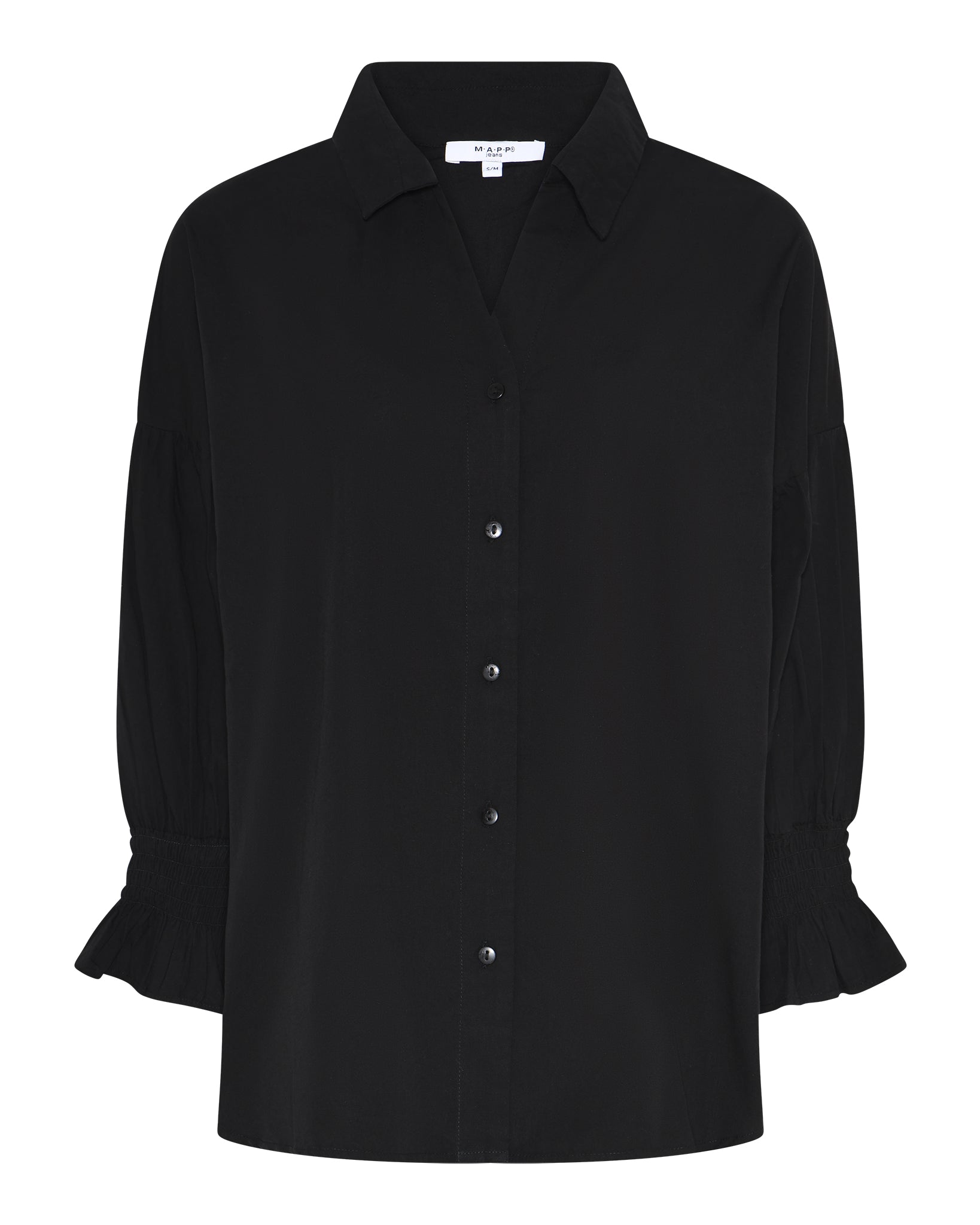M JEANS JOLLY MAY SHIRT BLOUSE/SHIRT 80 BLACK