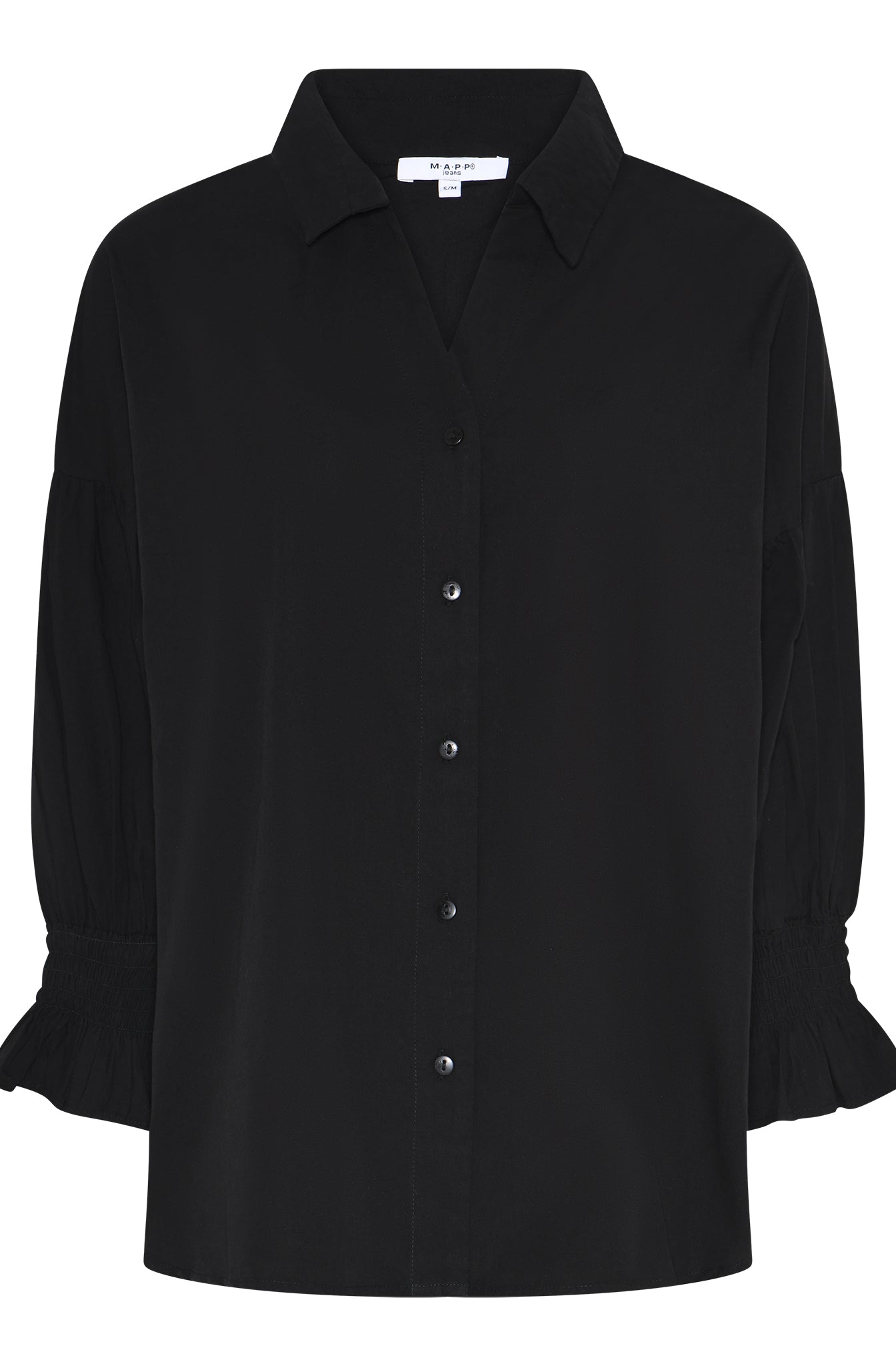 M JEANS JOLLY MAY SHIRT BLOUSE/SHIRT 80 BLACK