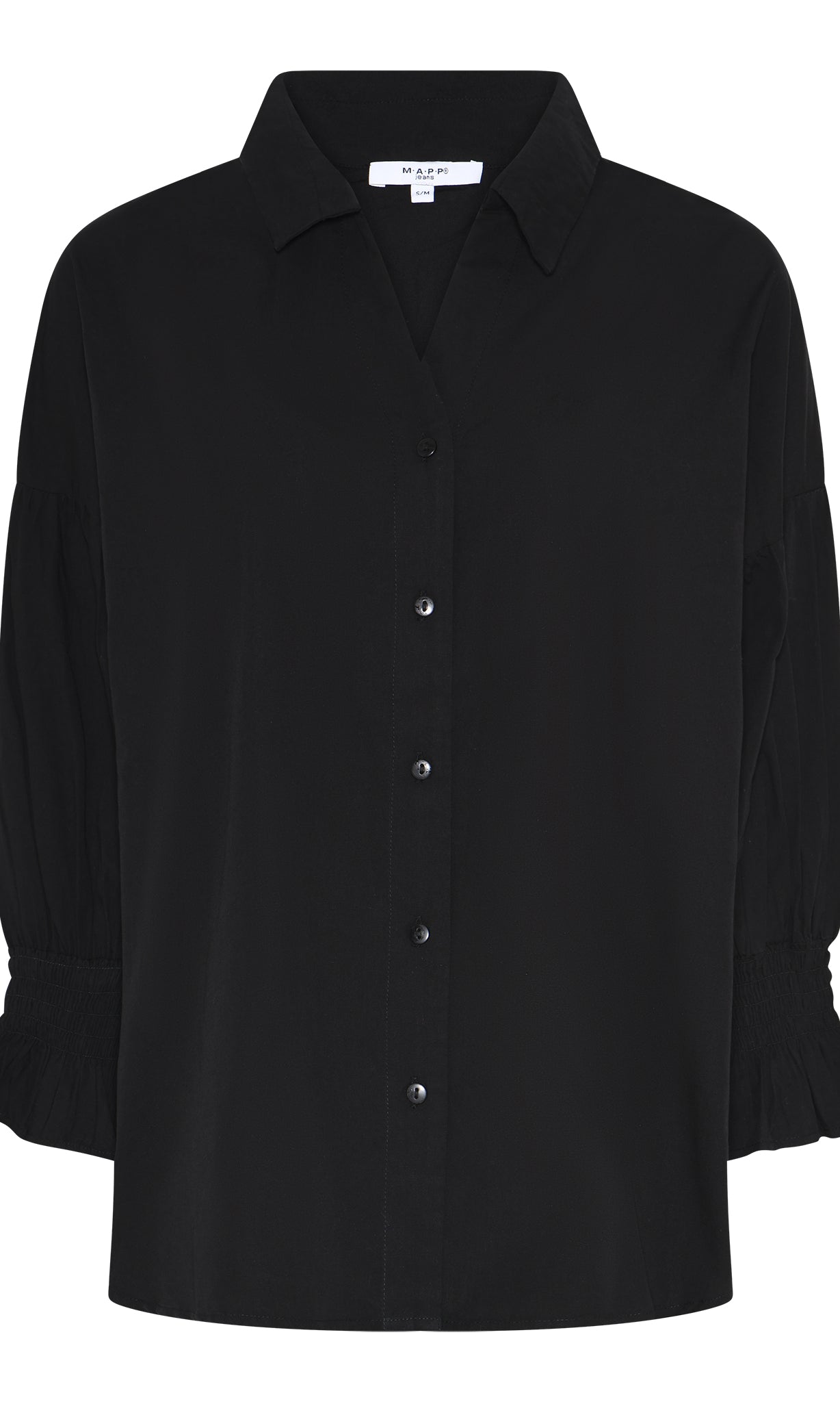 M JEANS JOLLY MAY SHIRT BLOUSE/SHIRT 80 BLACK