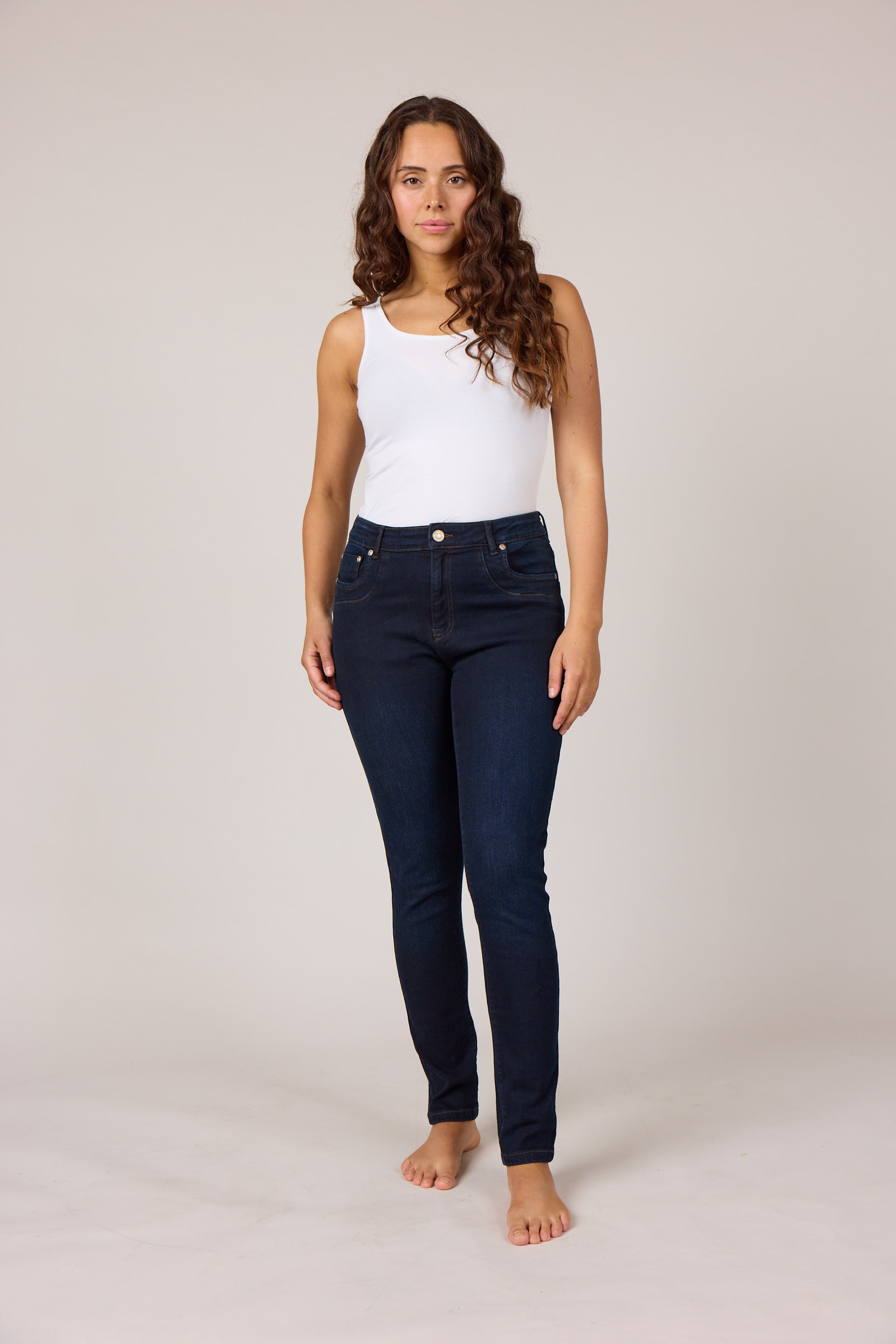 DNYcph JONES DENIM JEANS DENIM/TWILL 98 DARK BLUE