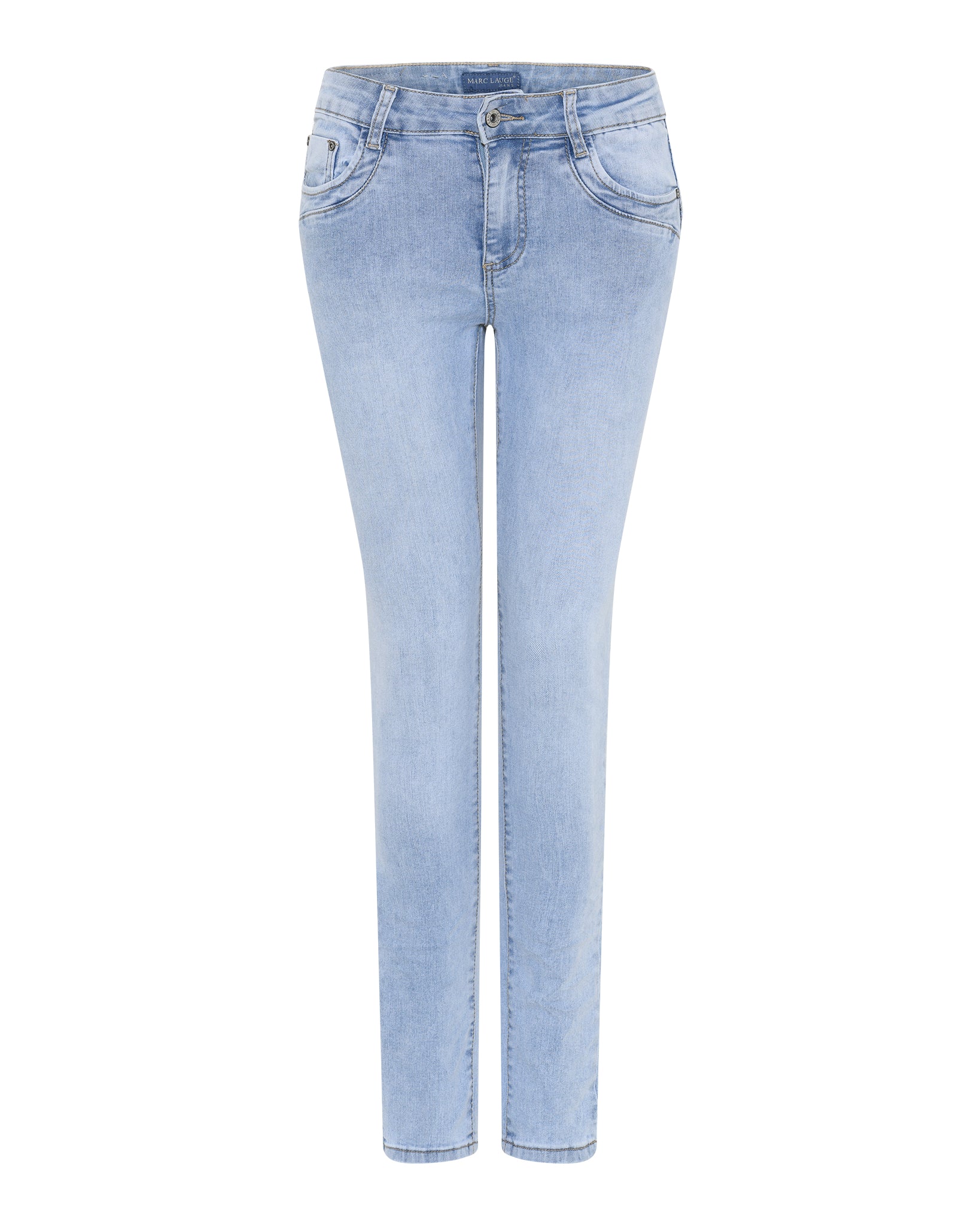 MARC LAUGE Women’s Slim Fit Jeans – Jones | Engineered Premium Denim – Marc Lauge DENIM/TWILL 8996 LIGHT BLUE USED