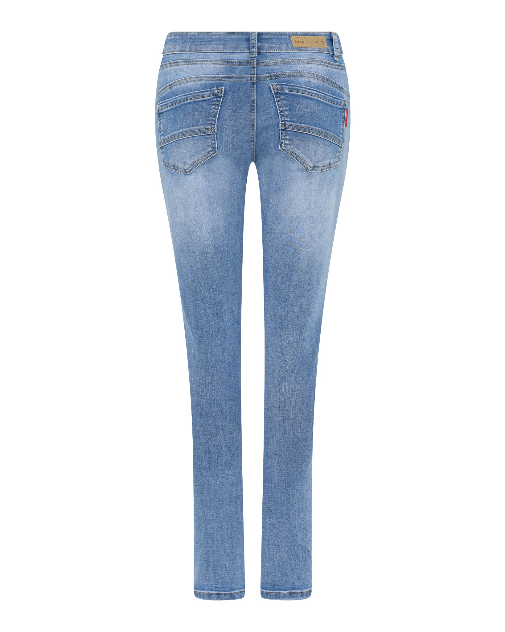 MARC LAUGE Women’s Slim Fit Jeans – Jones | Engineered Premium Denim – Marc Lauge DENIM/TWILL 919699 BENNETON LIGHT BLUE