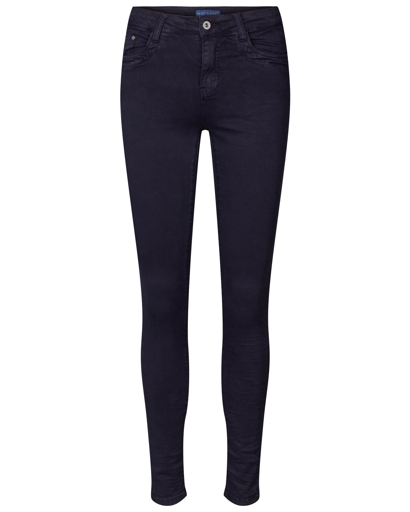 MARC LAUGE Women’s Slim Fit Jeans – Jones | Engineered Premium Denim – Marc Lauge DENIM/TWILL 98 DARK BLUE