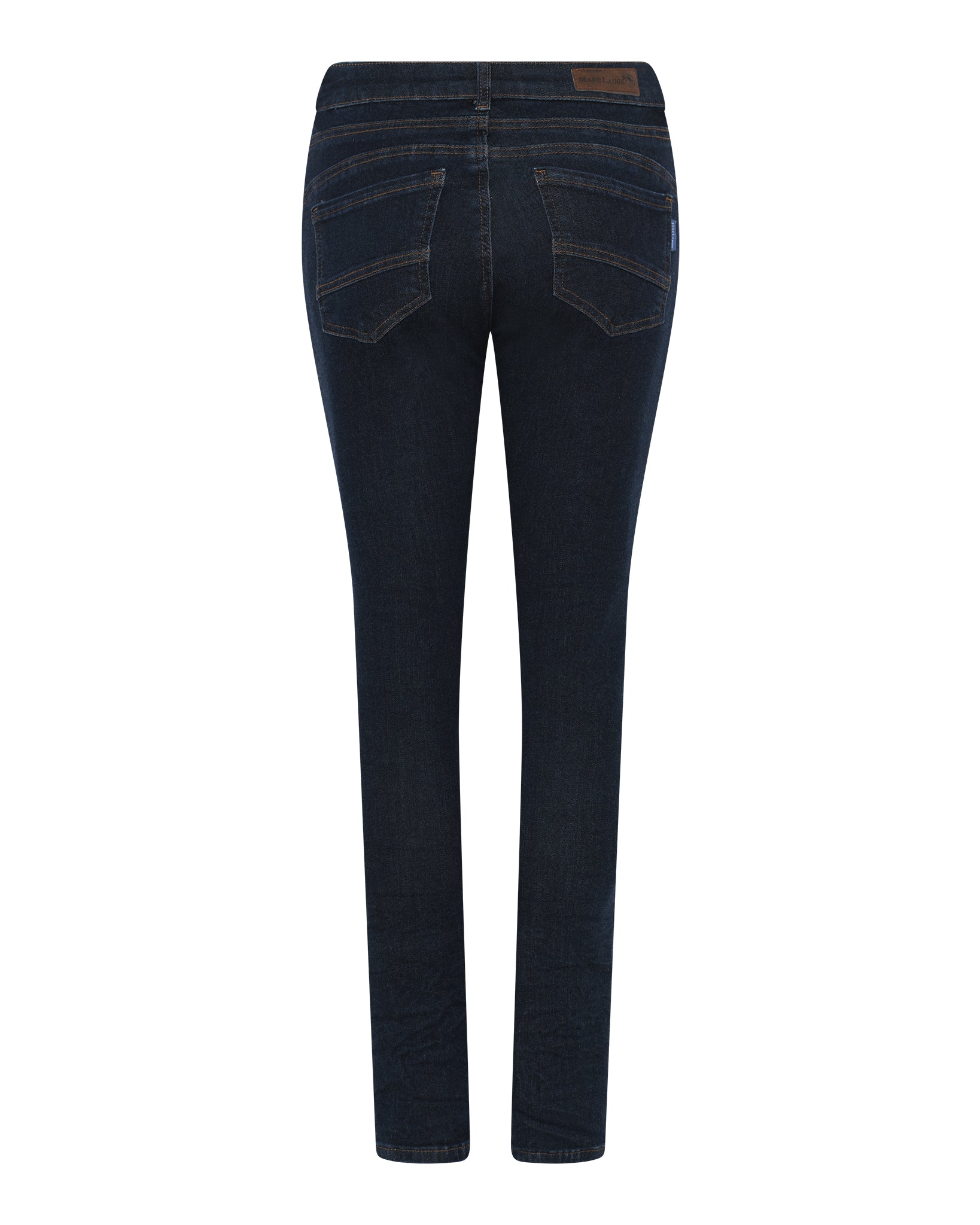 MARC LAUGE Women’s Slim Fit Jeans – Jones | Engineered Premium Denim – Marc Lauge DENIM/TWILL 98 DARK BLUE