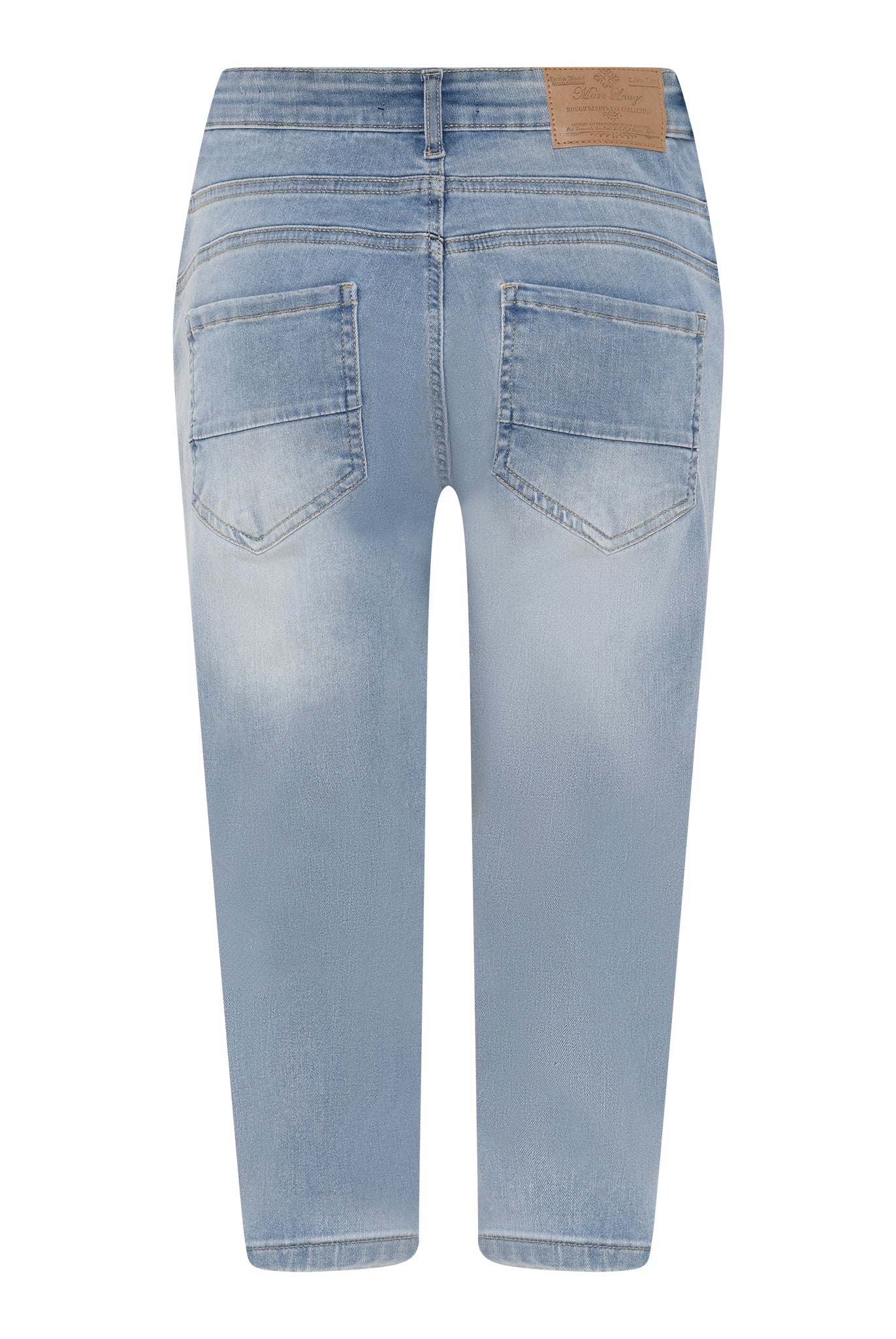 MARC LAUGE JONES PIRAT DENIM JEANS PANTS 3/4 9196 LIGHT BLUE USED