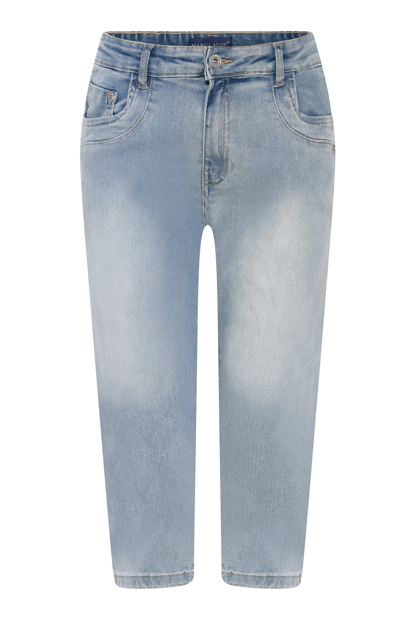 MARC LAUGE JONES PIRAT DENIM JEANS PANTS 3/4 9196 LIGHT BLUE USED