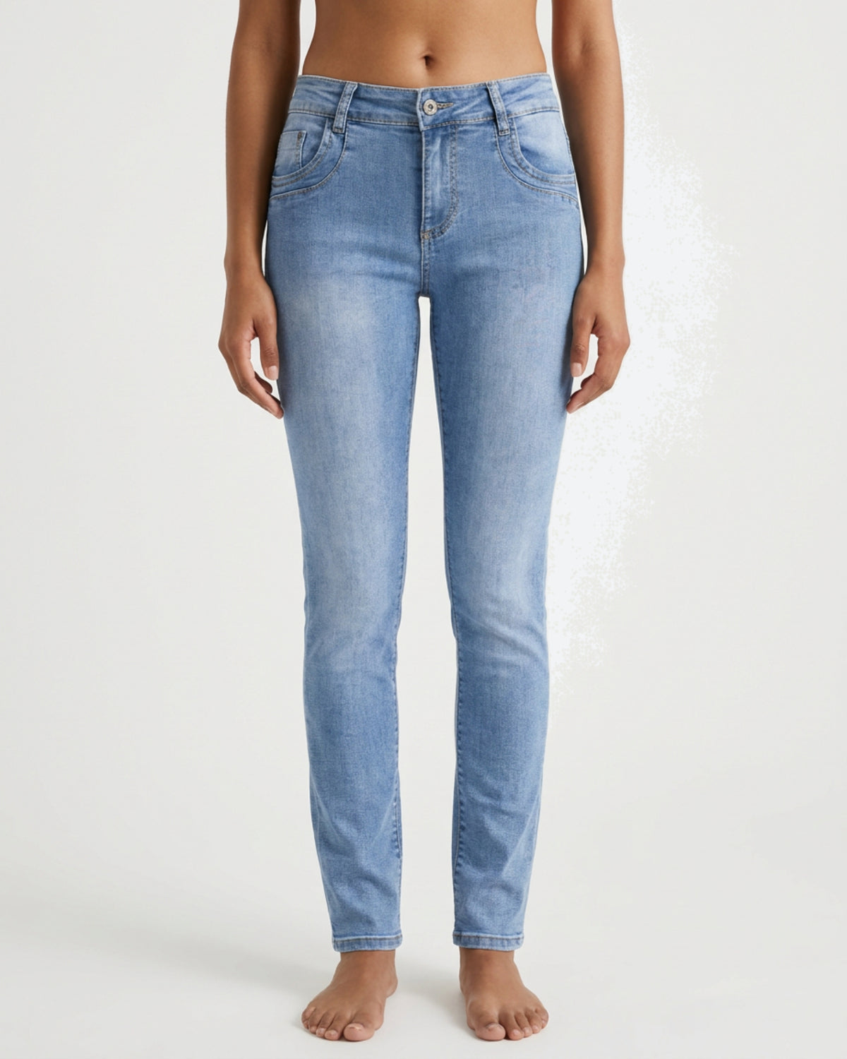 MARC LAUGE Jones Slim Fit Stretch Denim Jeans | Marc Lauge DENIM/TWILL 919699 BENNETON LIGHT BLUE