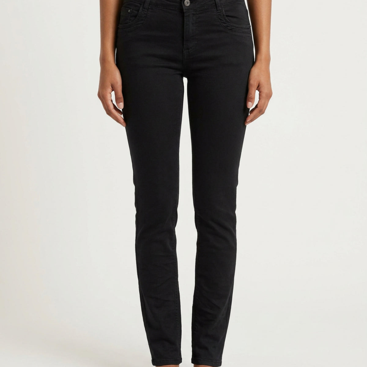 MARC LAUGE Jones Slim Fit Twill Jeans | Marc Lauge DENIM/TWILL 80 BLACK