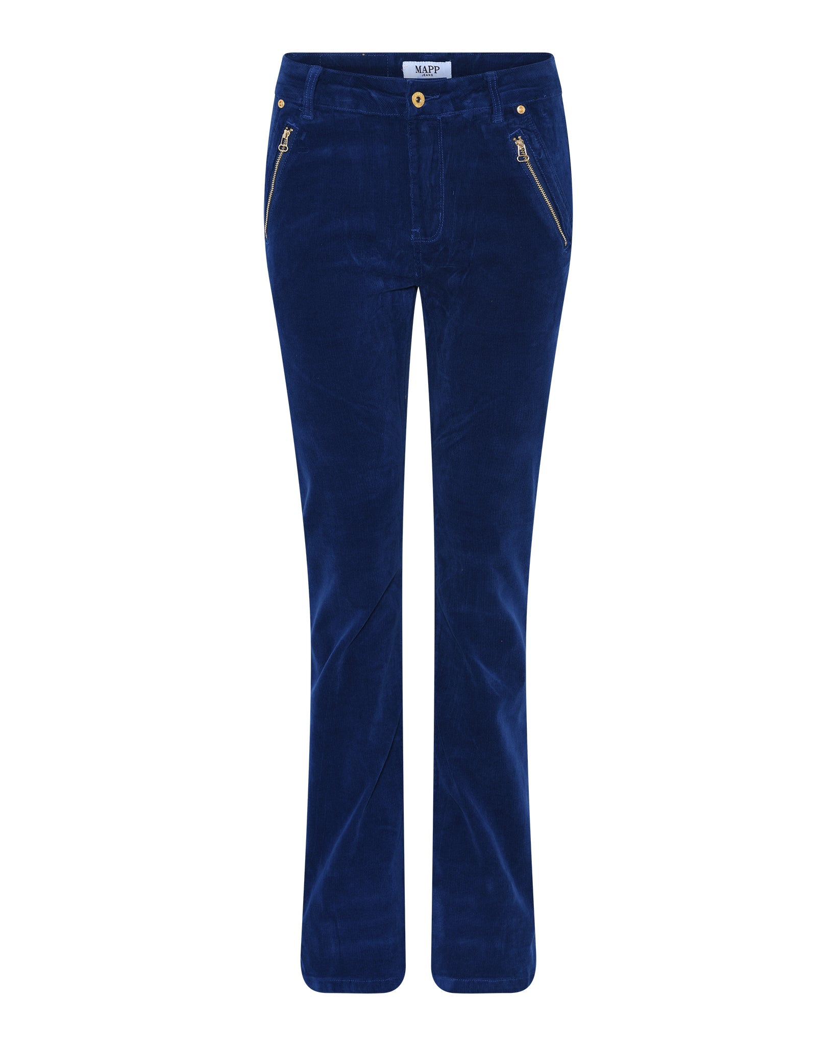 MAPP Katy Bootcut Baby Corduroy Jeans Gold Acc. CORD/FLØJL 187 COBOLT BLUE