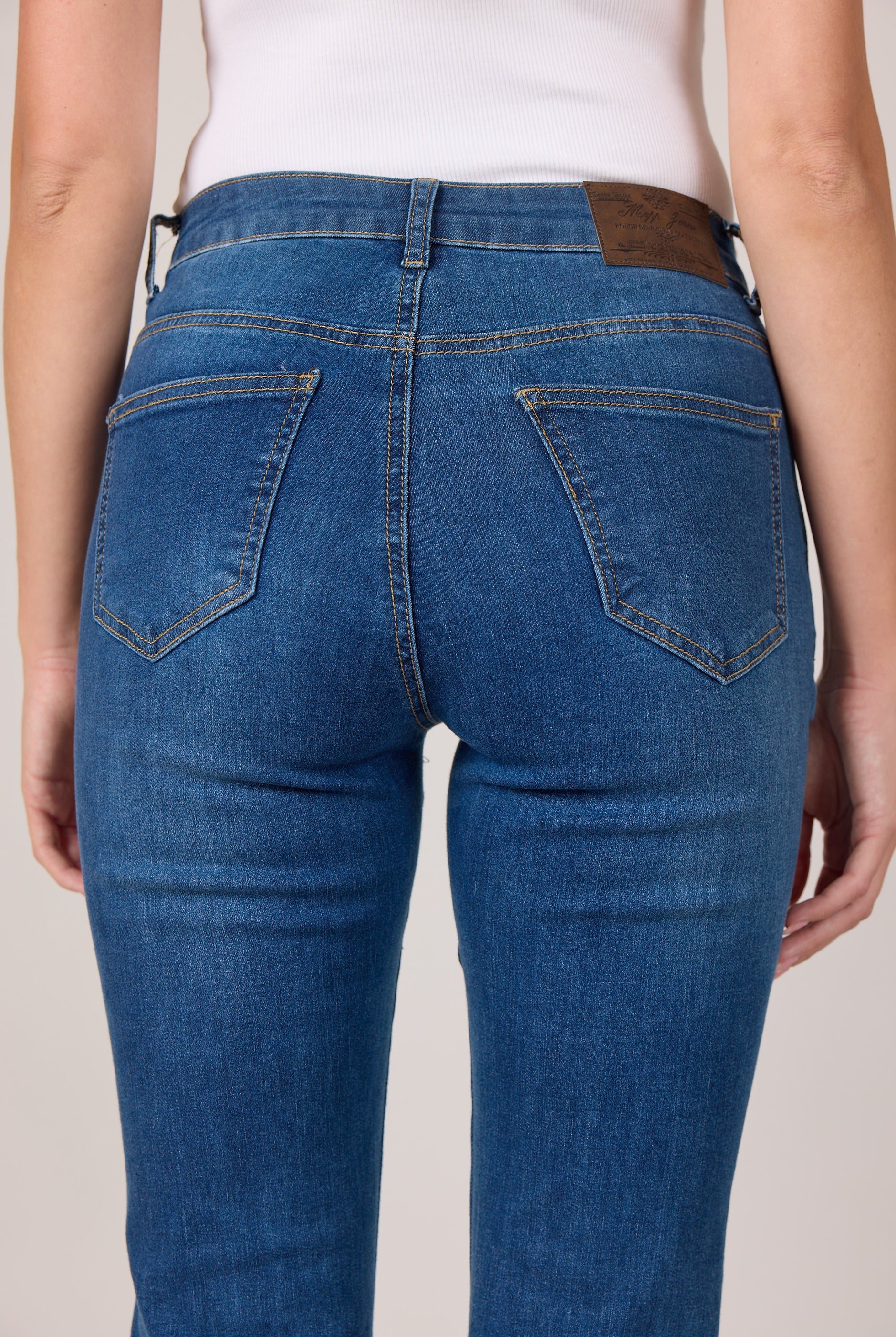 MAPP KATY BOOTCUT DENIM JEANS DENIM/TWILL 939699 CLASSIC BLUE USED