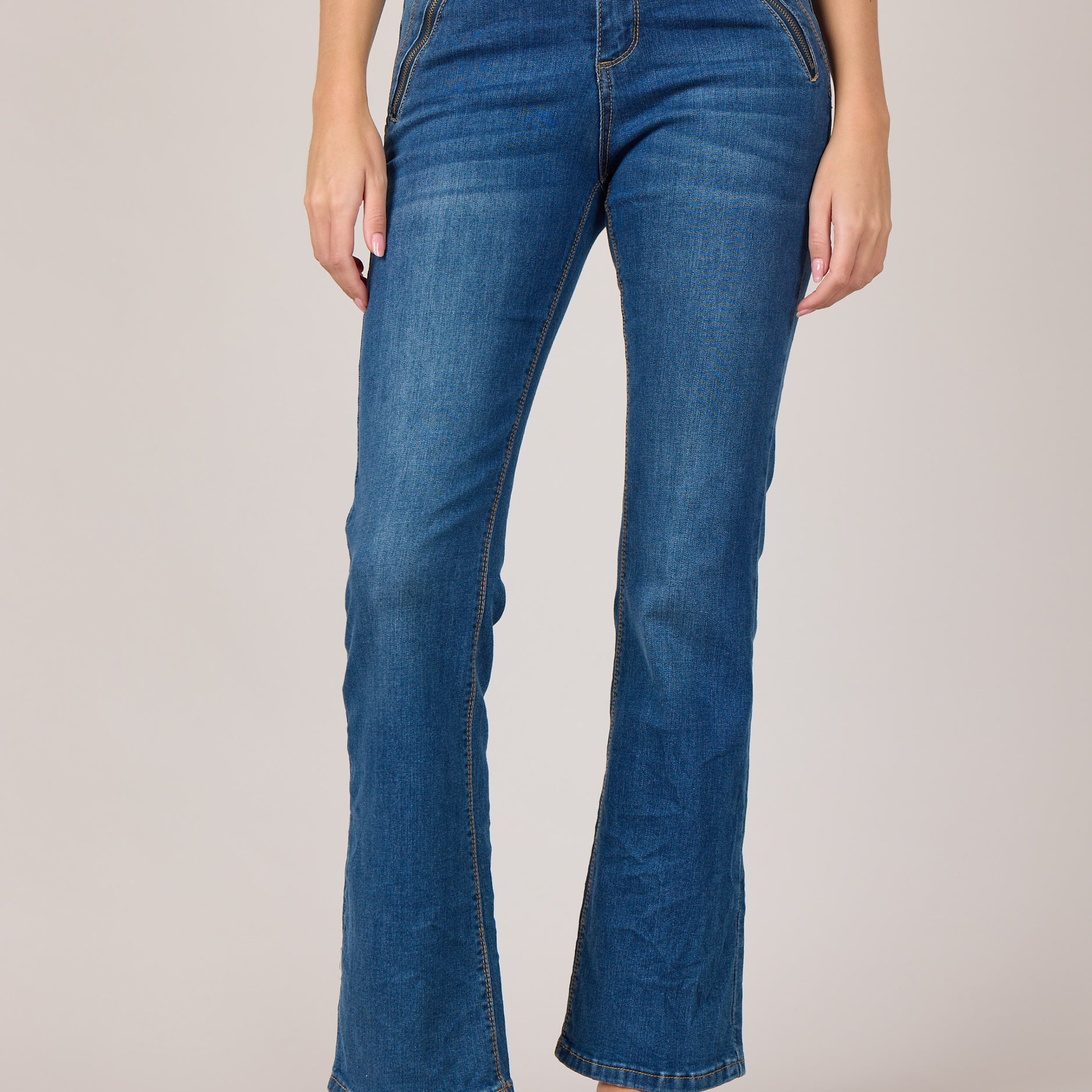 MAPP KATY BOOTCUT DENIM JEANS DENIM/TWILL 939699 CLASSIC BLUE USED