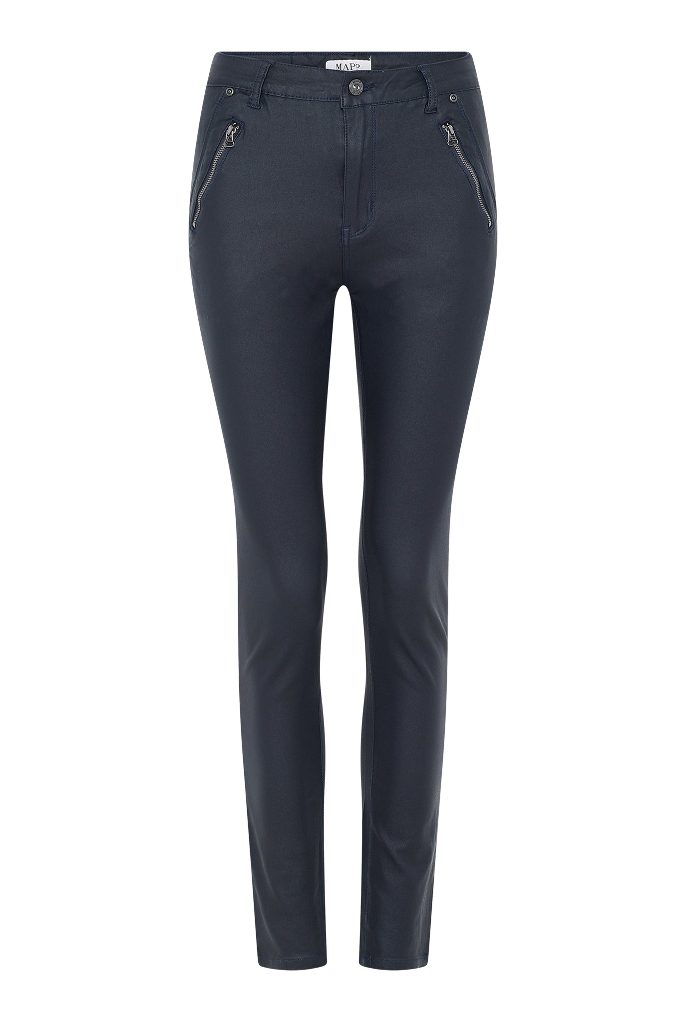 MAPP KATY COATED JEANS COATED 104 NAVY