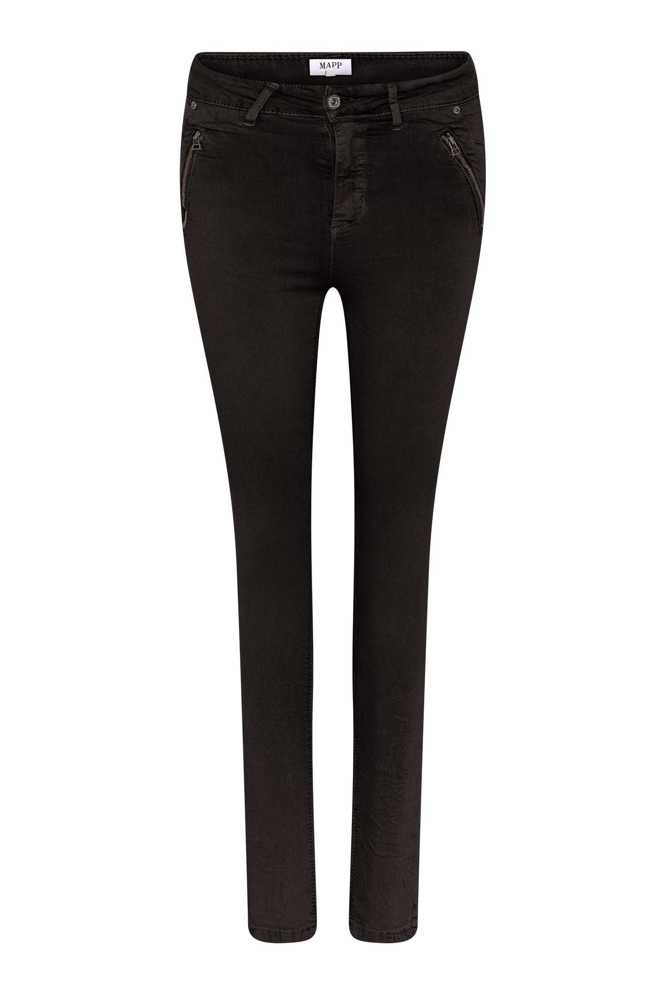 MAPP KATY TWILL JEANS DENIM/TWILL 129 CHOCOLATE