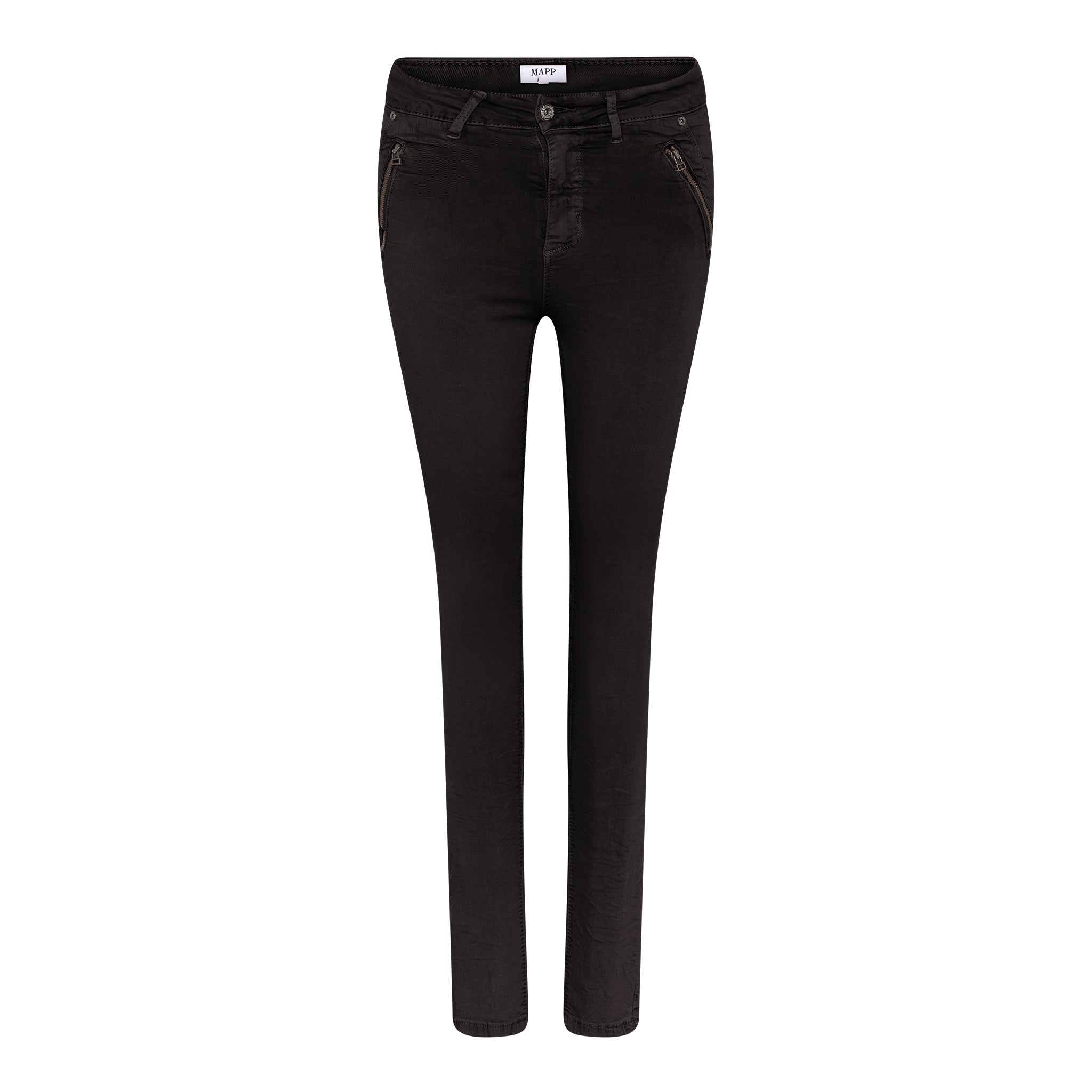 MAPP KATY TWILL JEANS DENIM/TWILL 129 CHOCOLATE