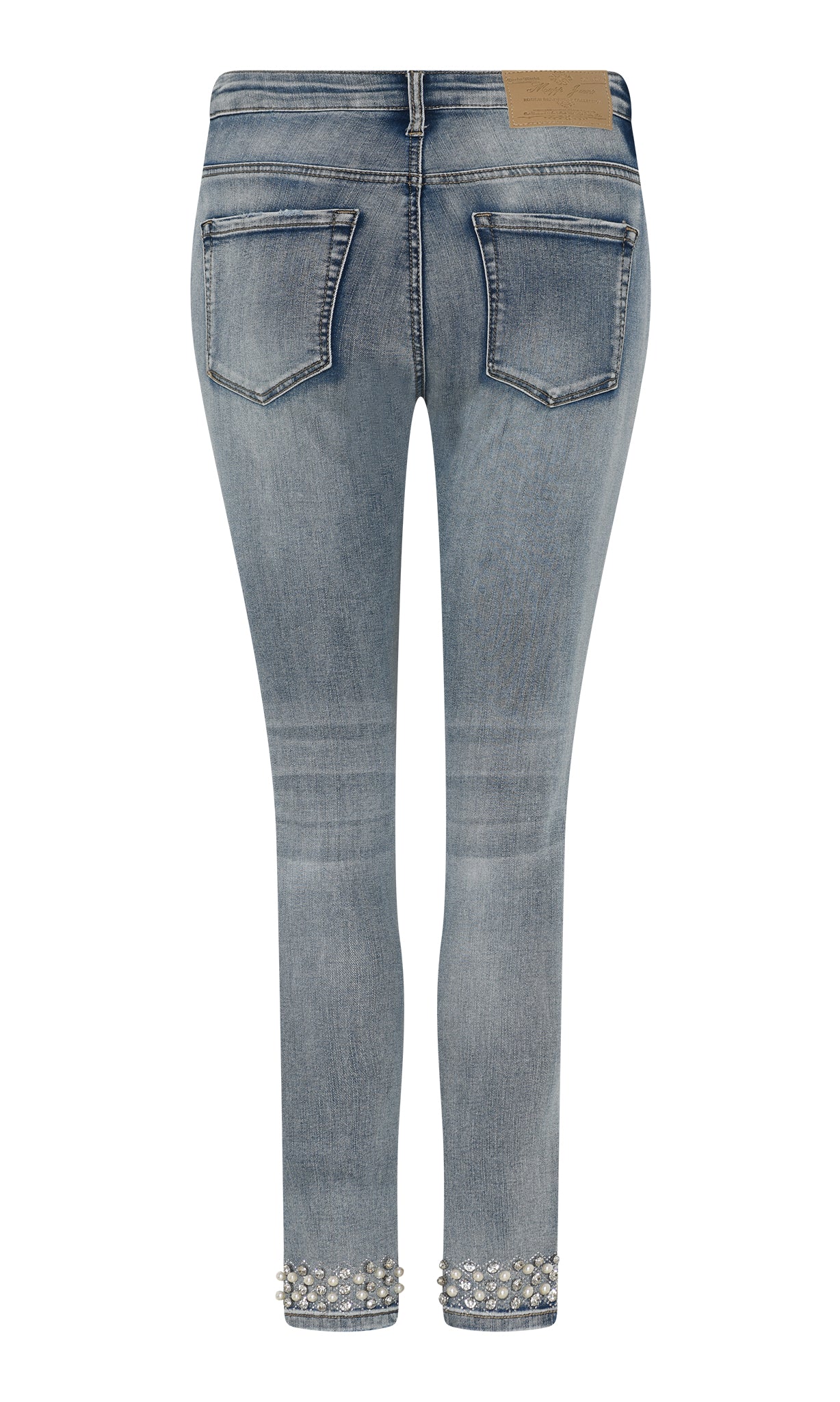 MAPP KYLIE STAR DUST DENIM JEANS DENIM/TWILL 919699 BENNETON LIGHT BLUE