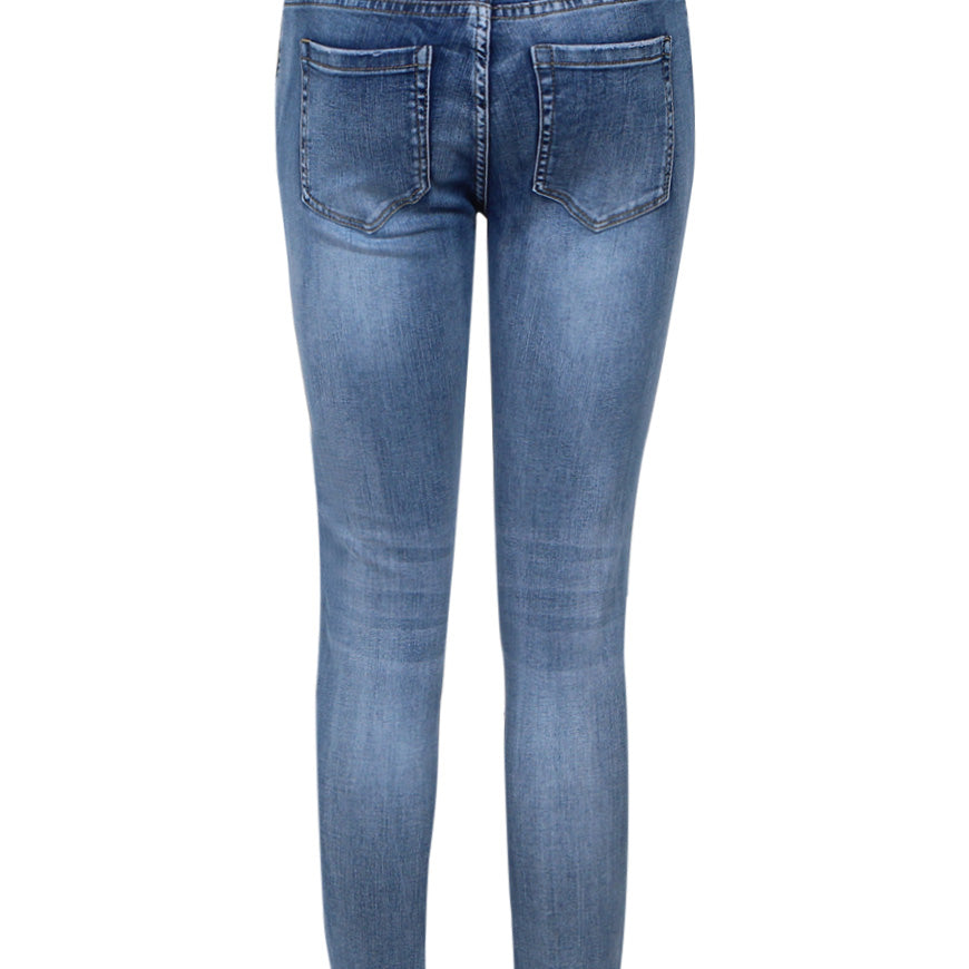 MAPP KYLIE STAR DUST DENIM JEANS DENIM/TWILL 9196 LIGHT BLUE USED