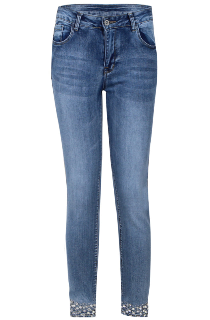 MAPP Kylie Star Dust Denim Jeans DENIM/TWILL 9196 LIGHT BLUE USED