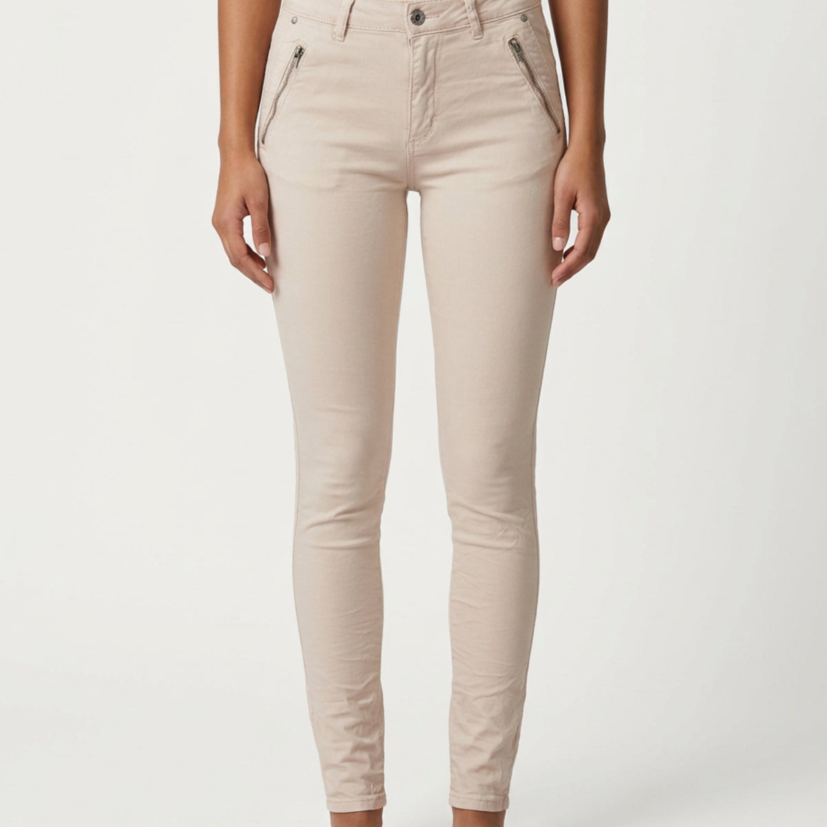 MAPP Katy Twill Jeans DENIM/TWILL 27 SAND